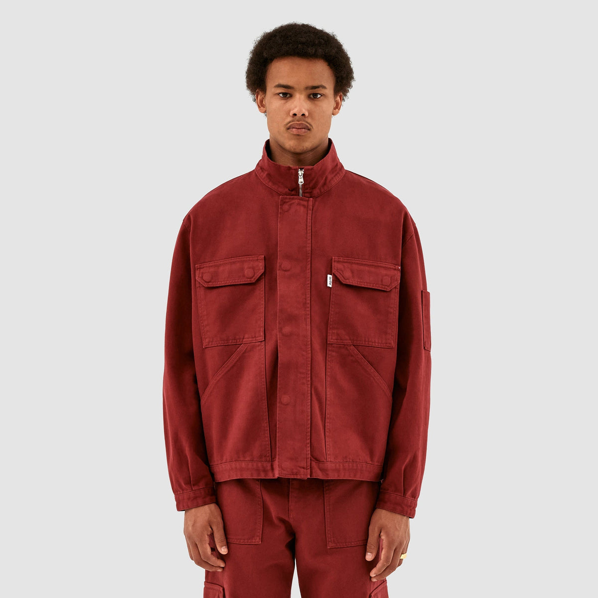 Veste à poches Johnson - Bordeaux