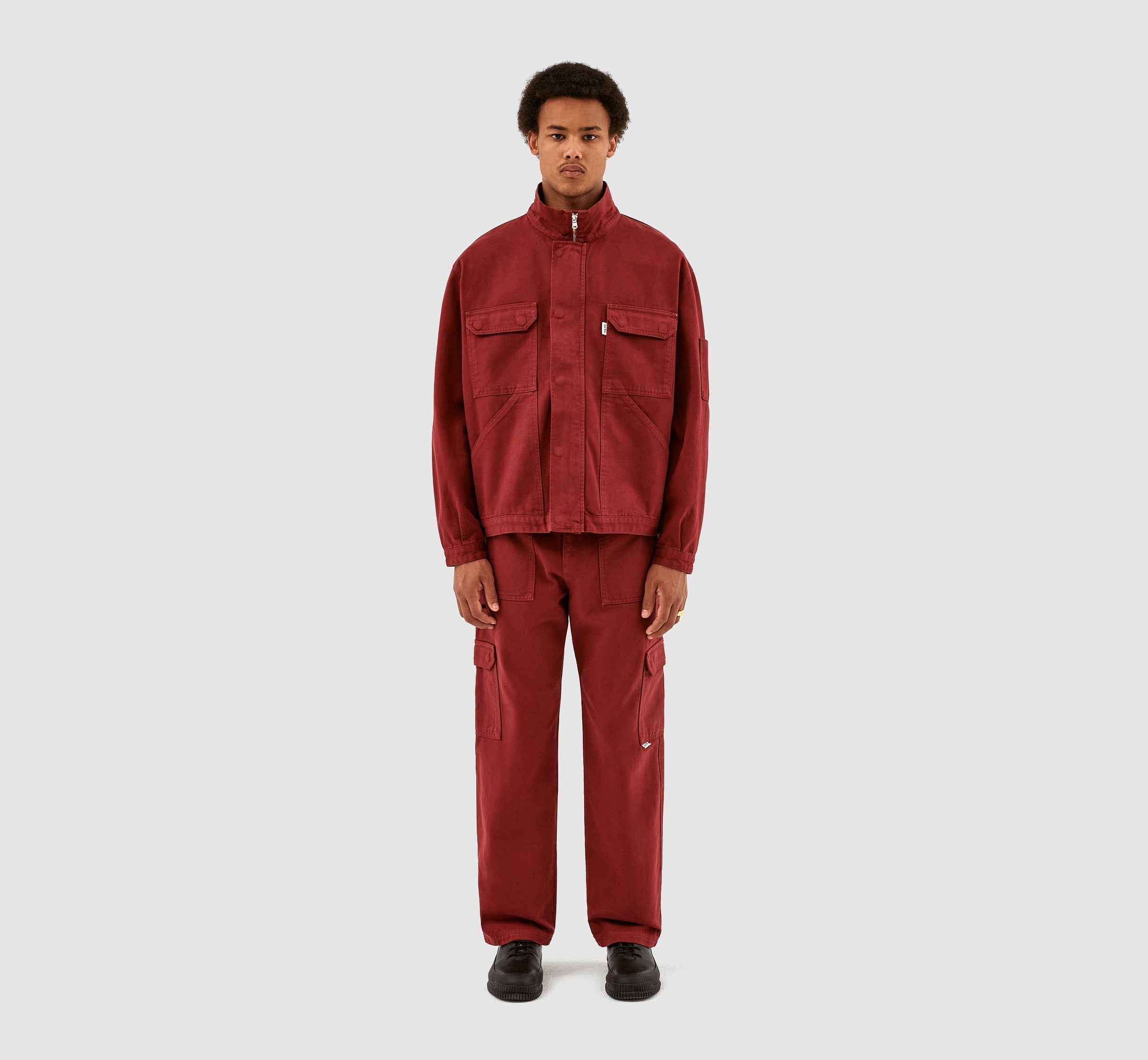 Veste à poches Johnson - Bordeaux