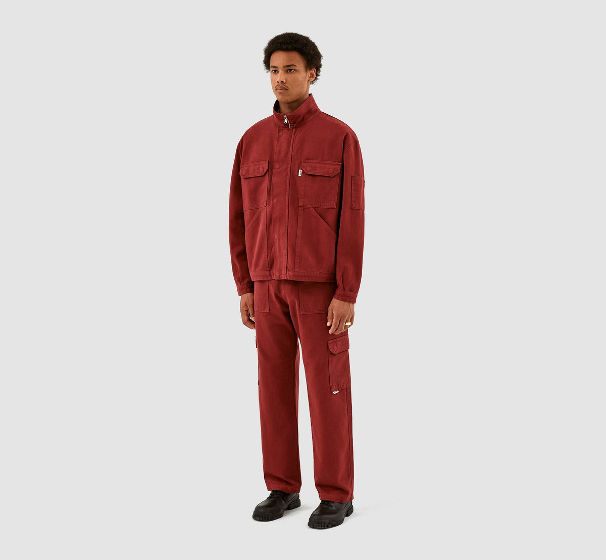 Veste à poches Johnson - Bordeaux