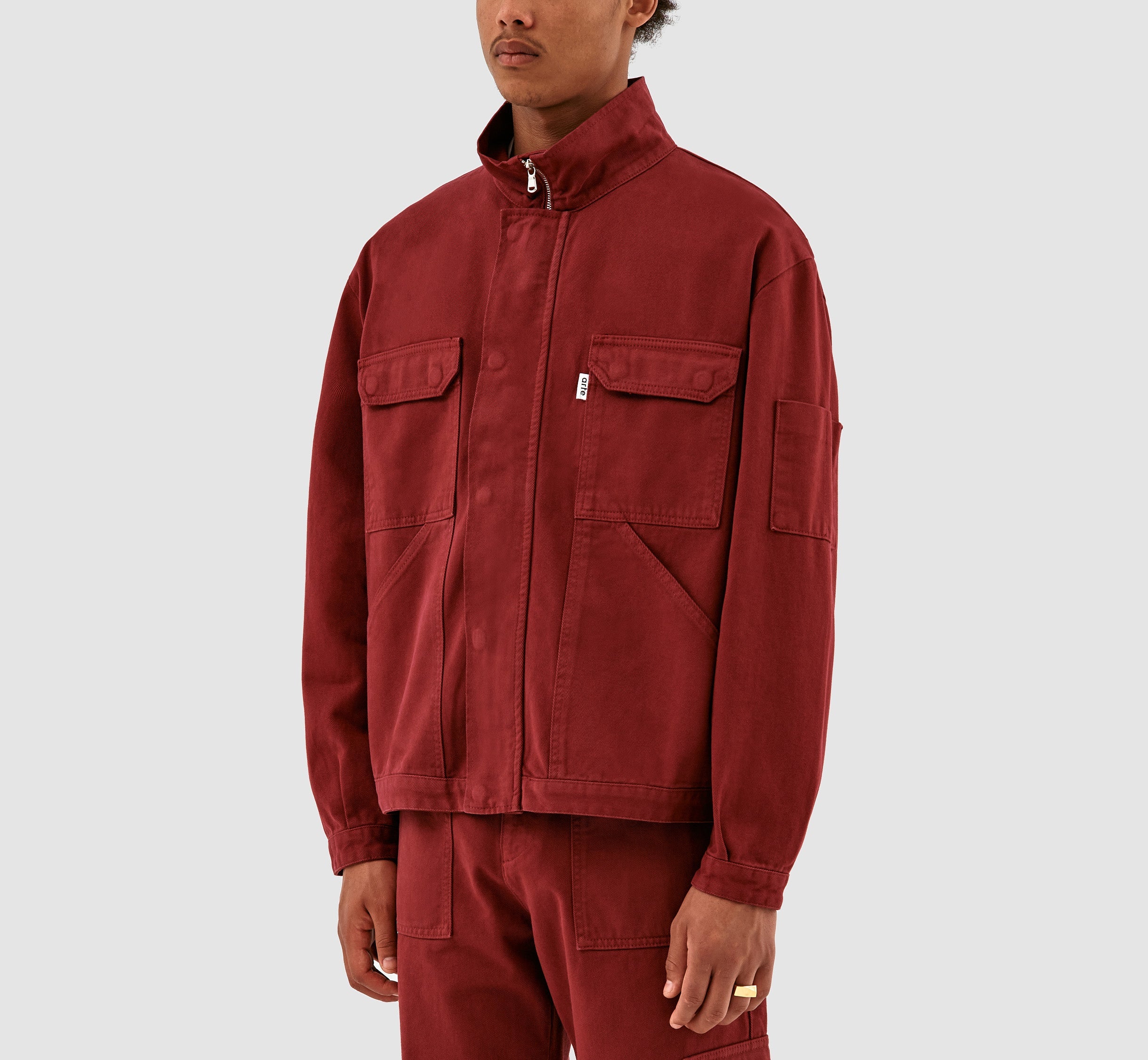 Veste à poches Johnson - Bordeaux