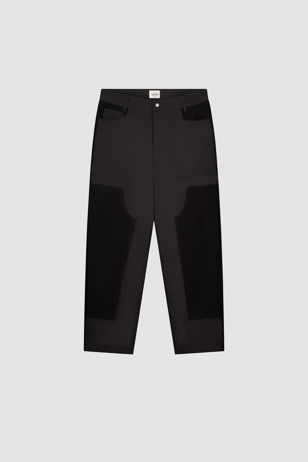 Pantalon combiné nylon/laine - Noir