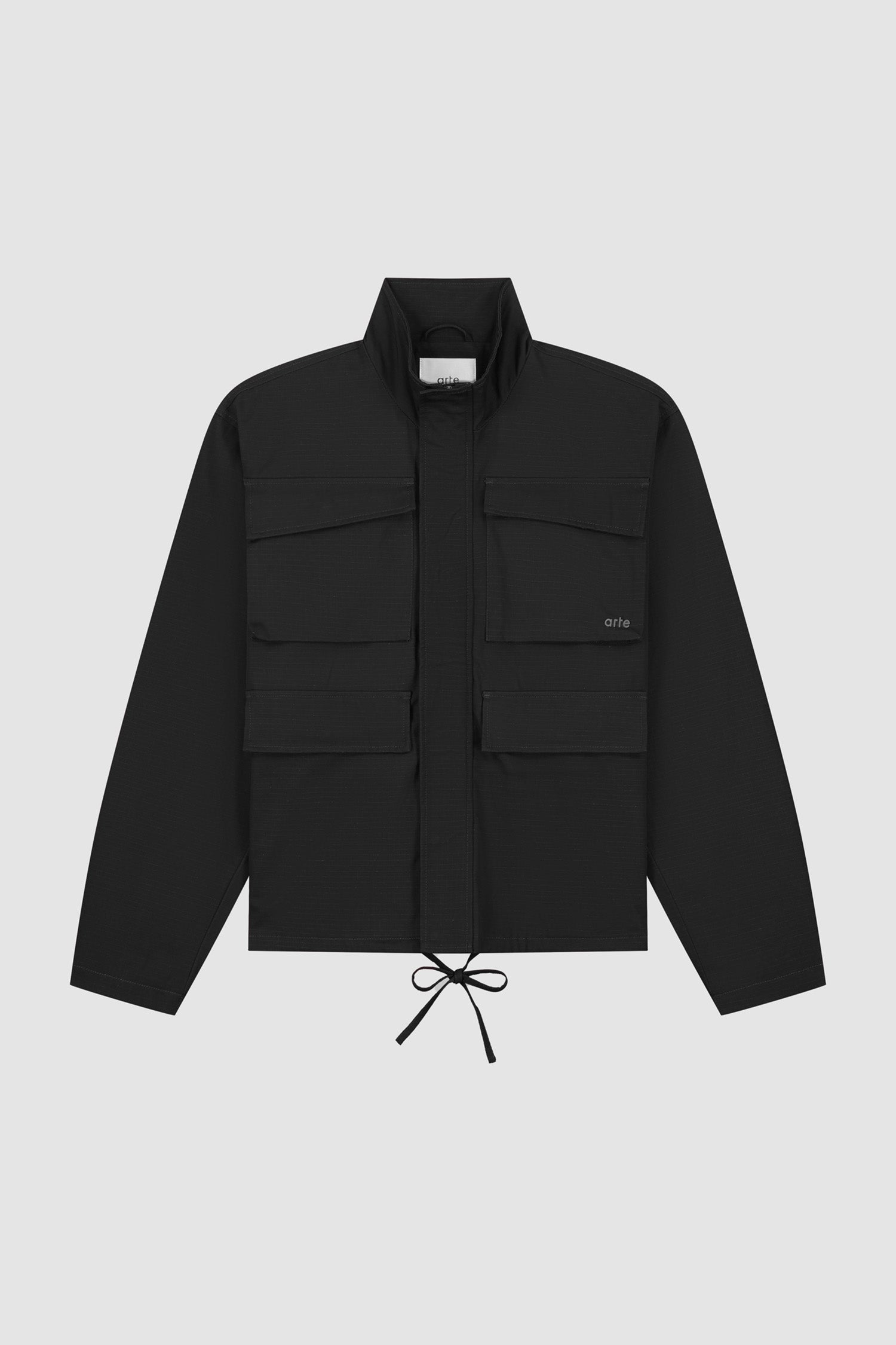 Veste Ripstop cirée - Noir