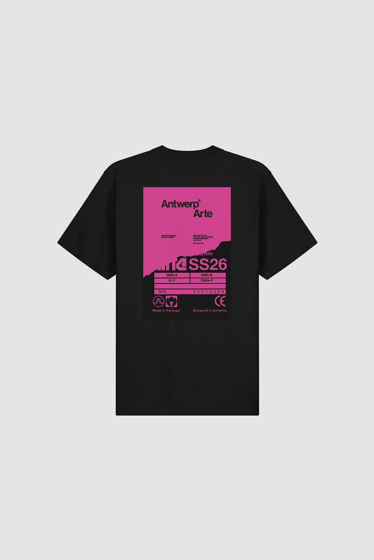 T-shirt Poster dos - Noir