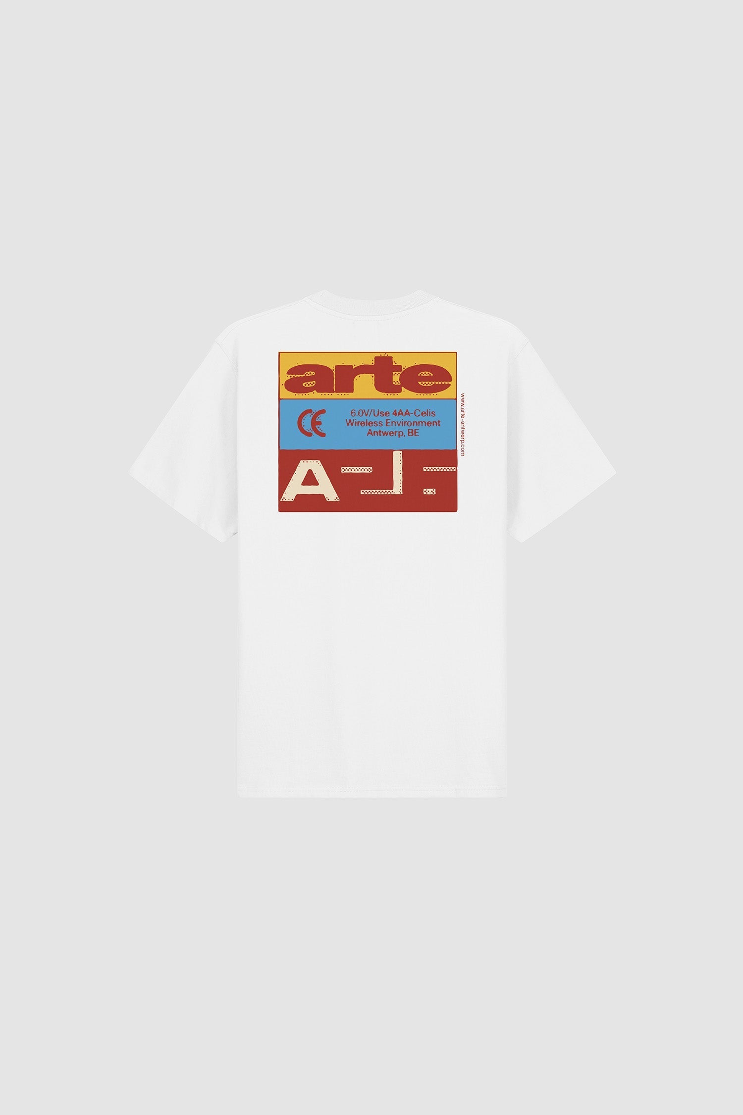 T-shirt « Tricolor Serial » - Blanc