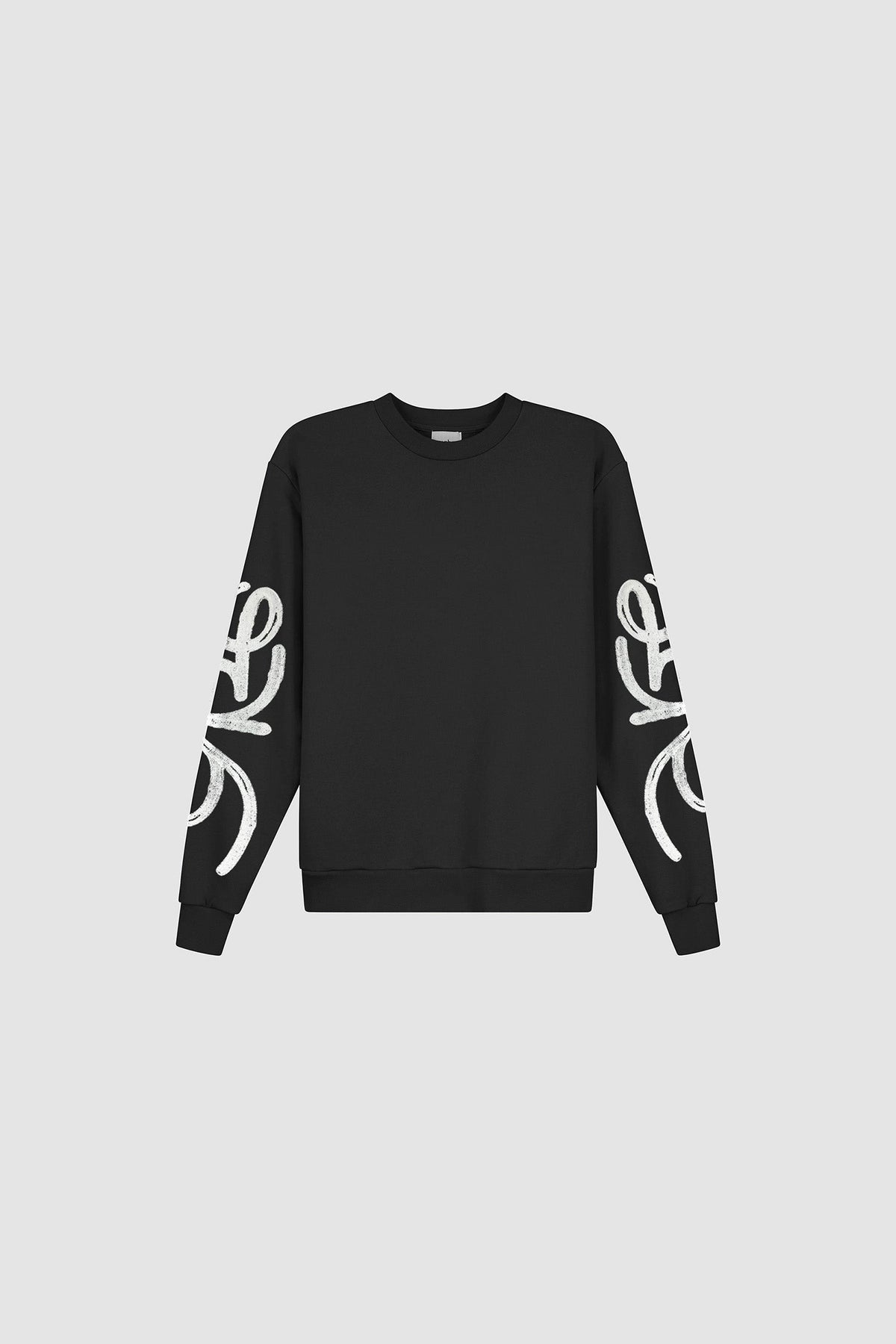 Pull à col rond Swirl - Noir