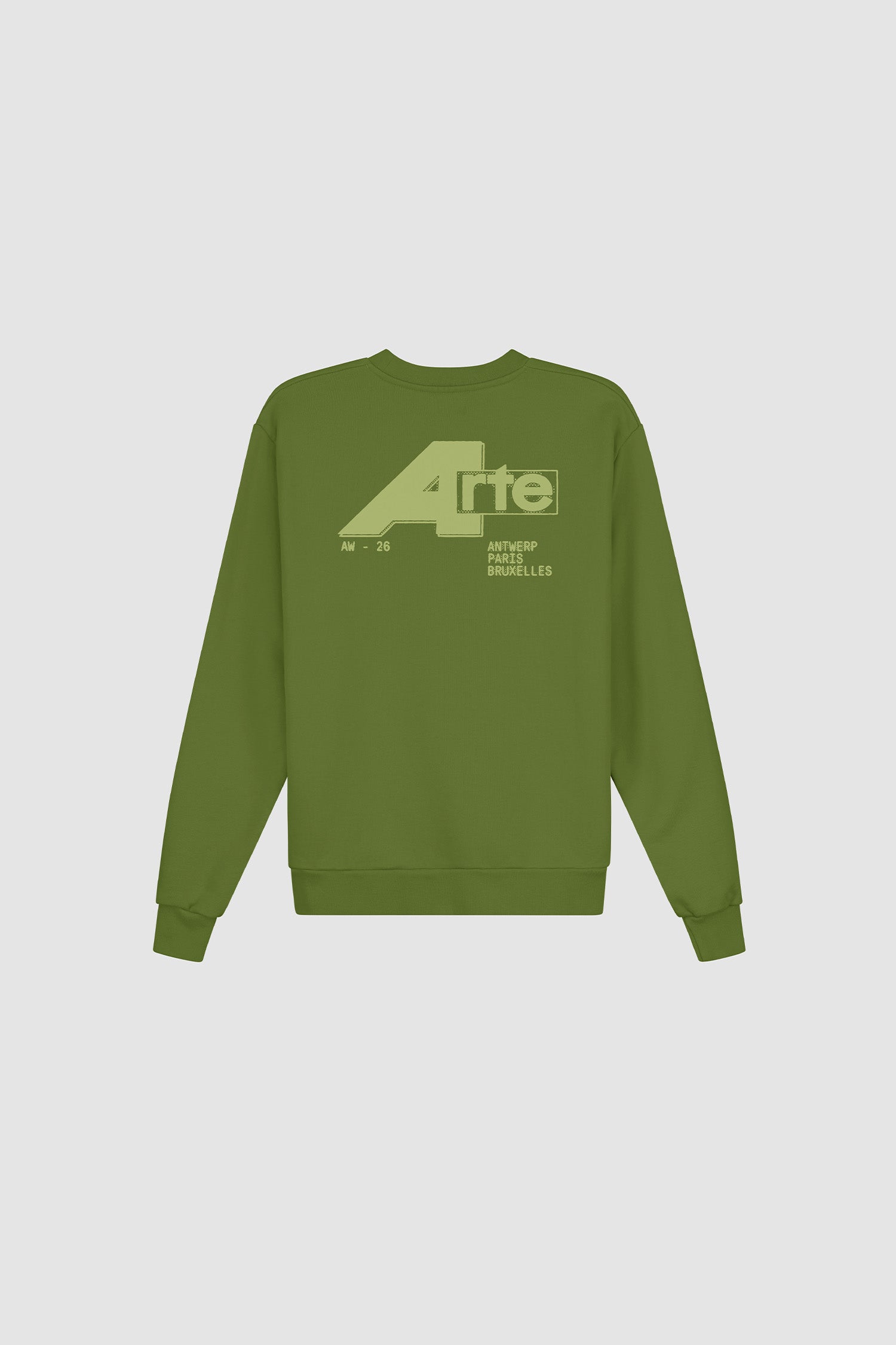 T-shirt à col rond City - Vert