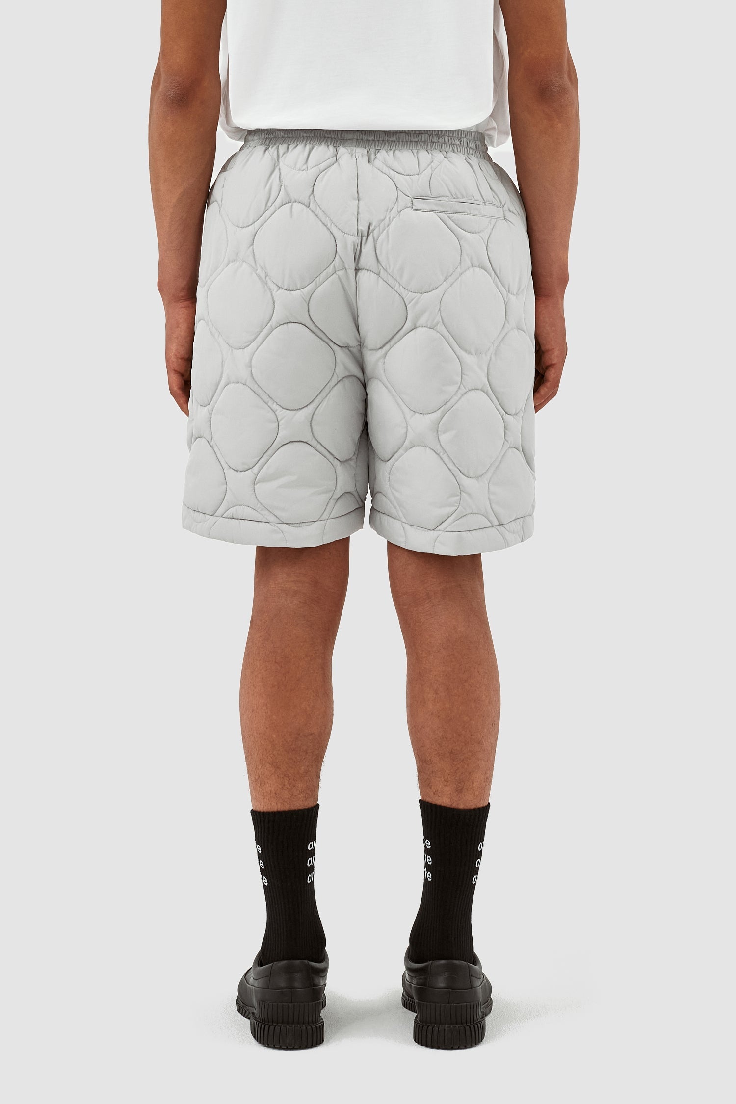 Short matelassé Steiner - Gris clair