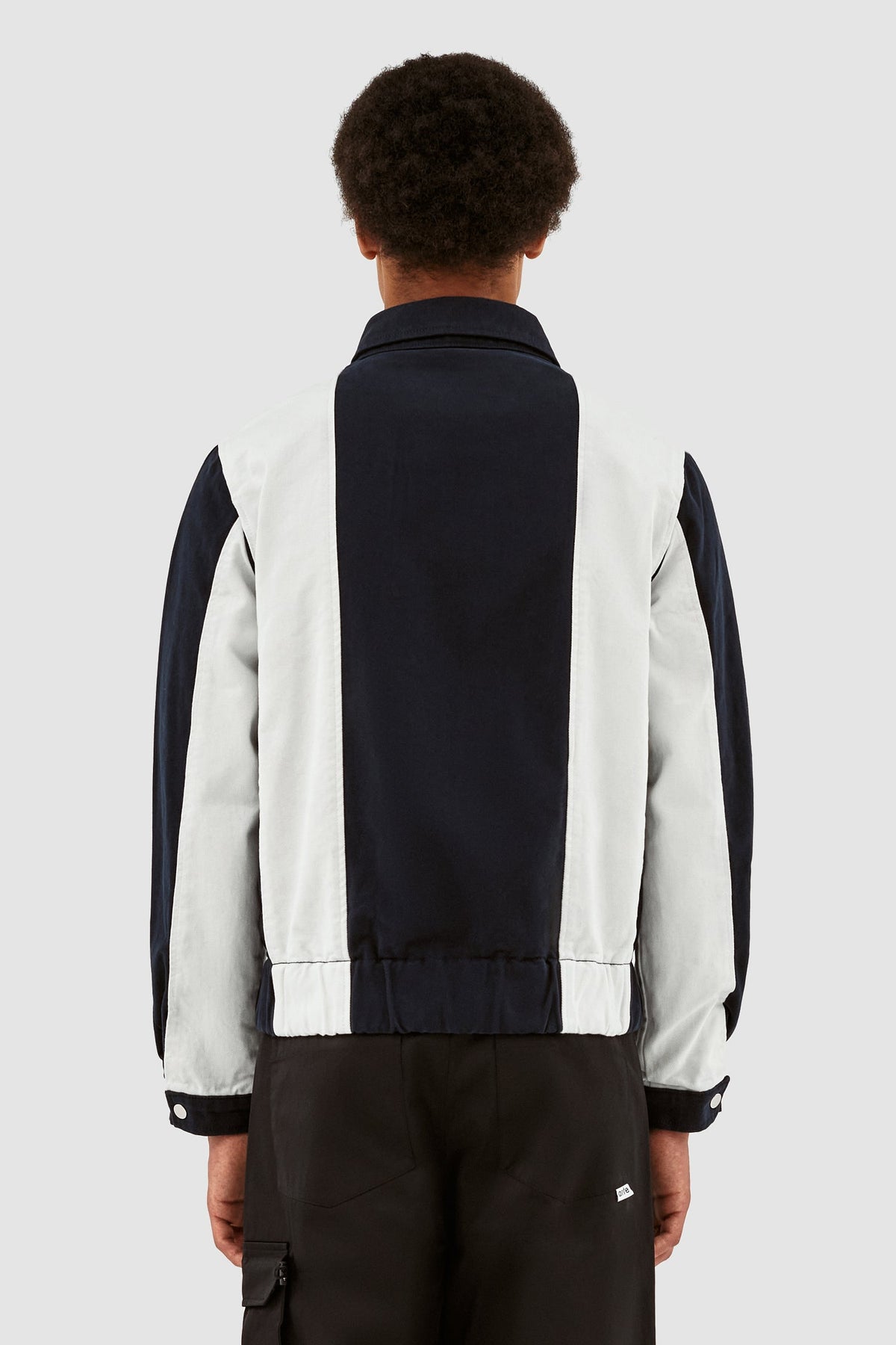 Jeffrey Stripe - Marine/Blanc