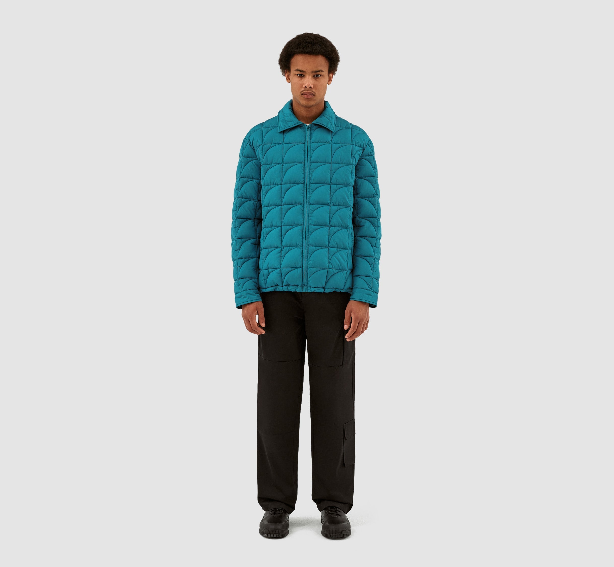 Veste matelassée Jules - Bleu lac