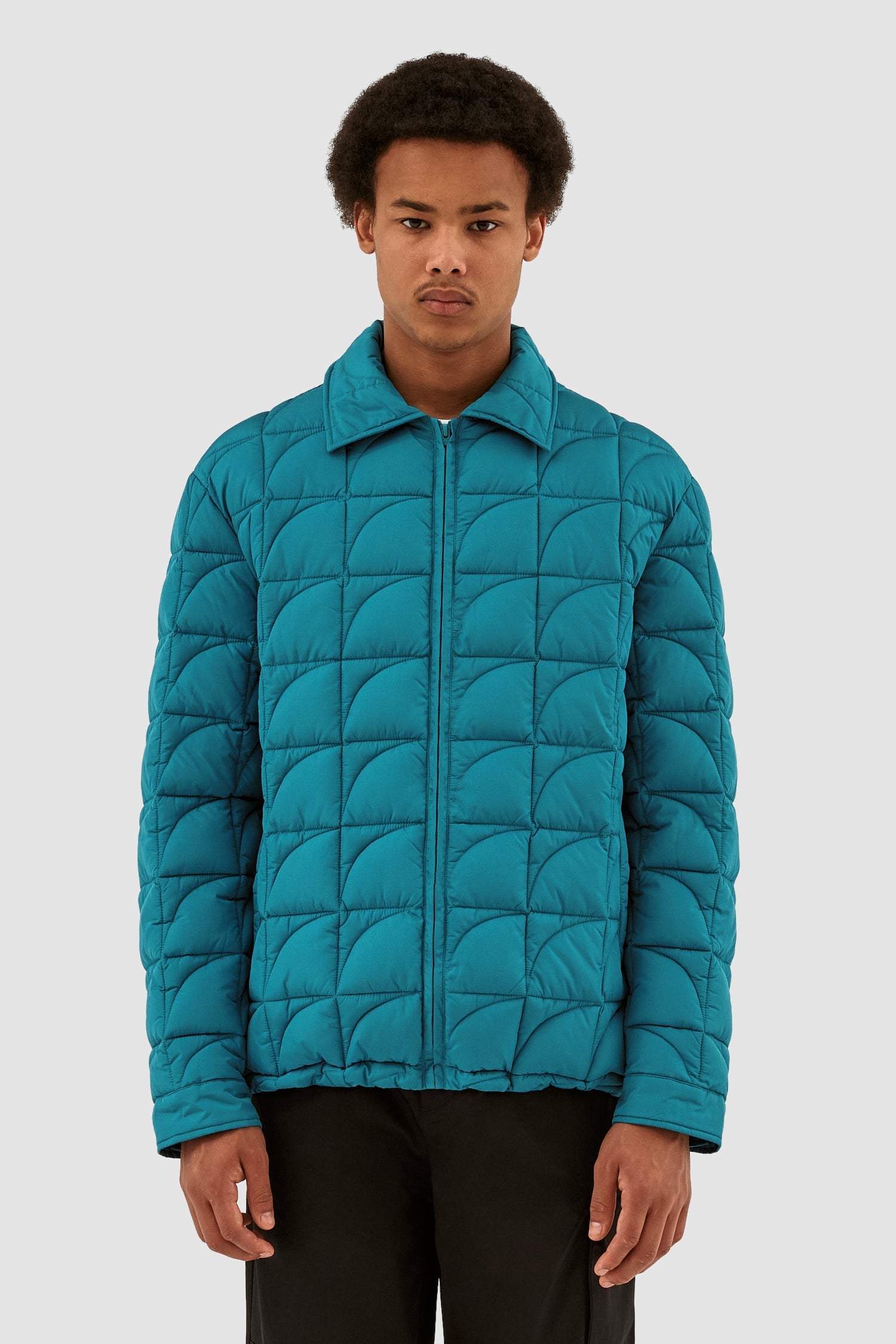 Veste matelassée Jules - Bleu lac