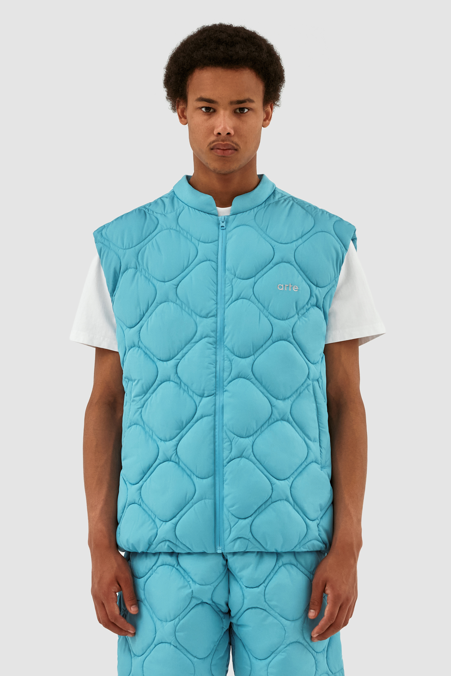 Gilet matelassé Vince - Bleu clair