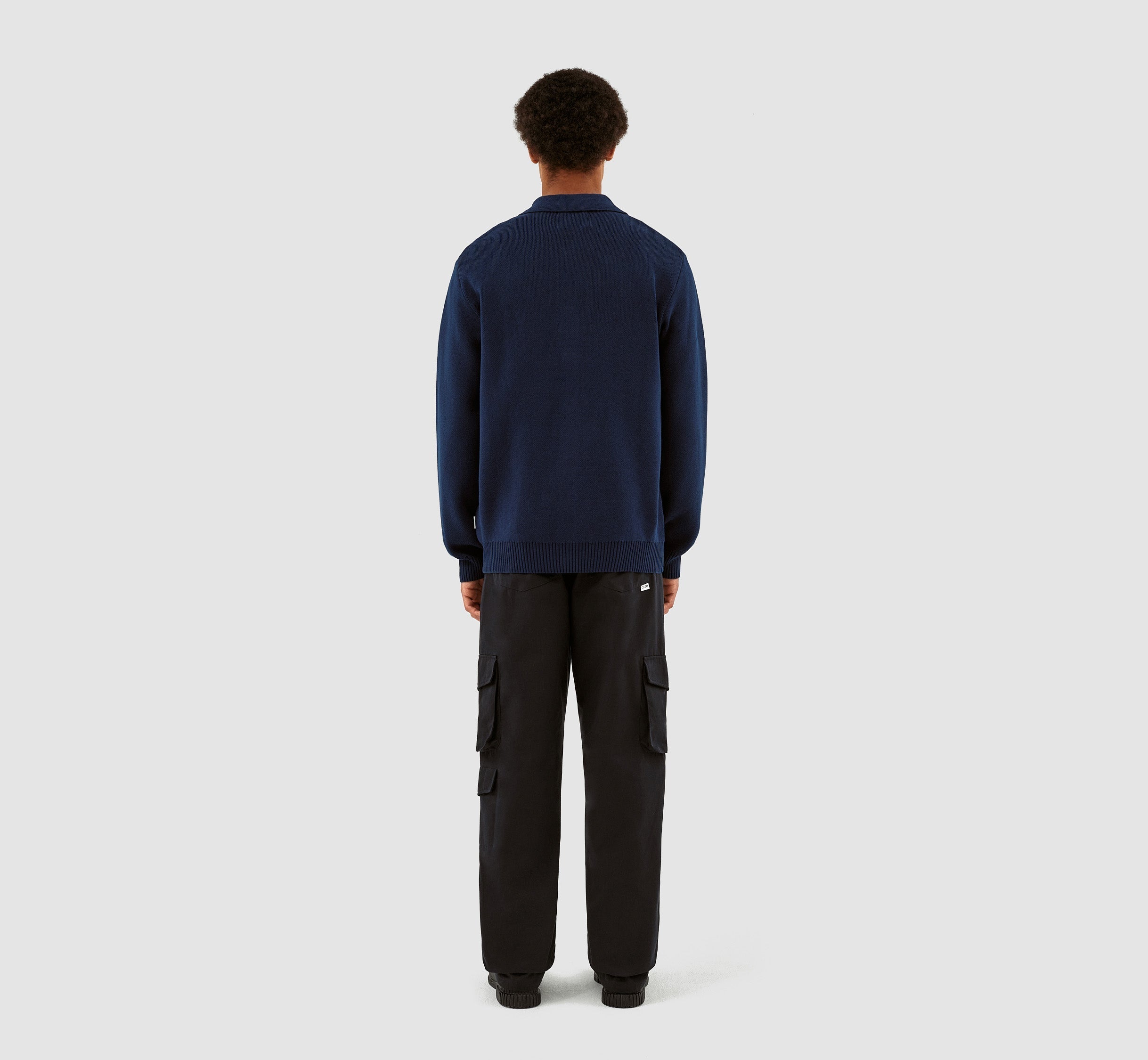 Cardigan à rayures Keler - Marine/Noir