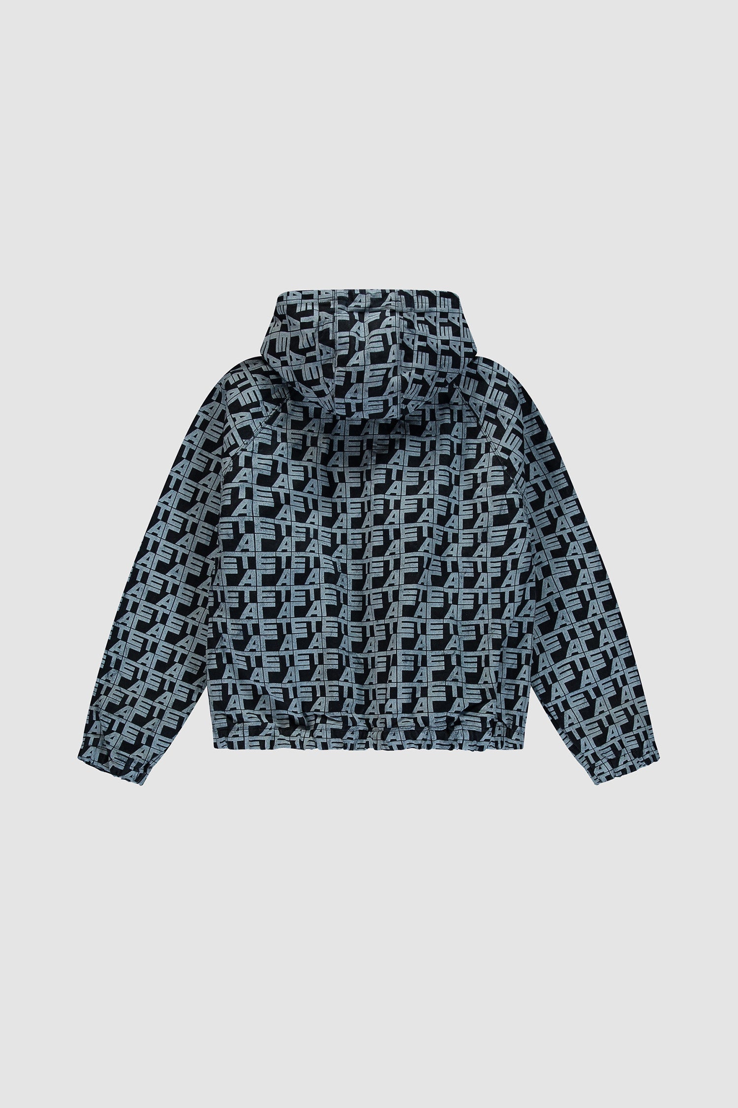 Veste en jean à carreaux sur toute la surface - Jean