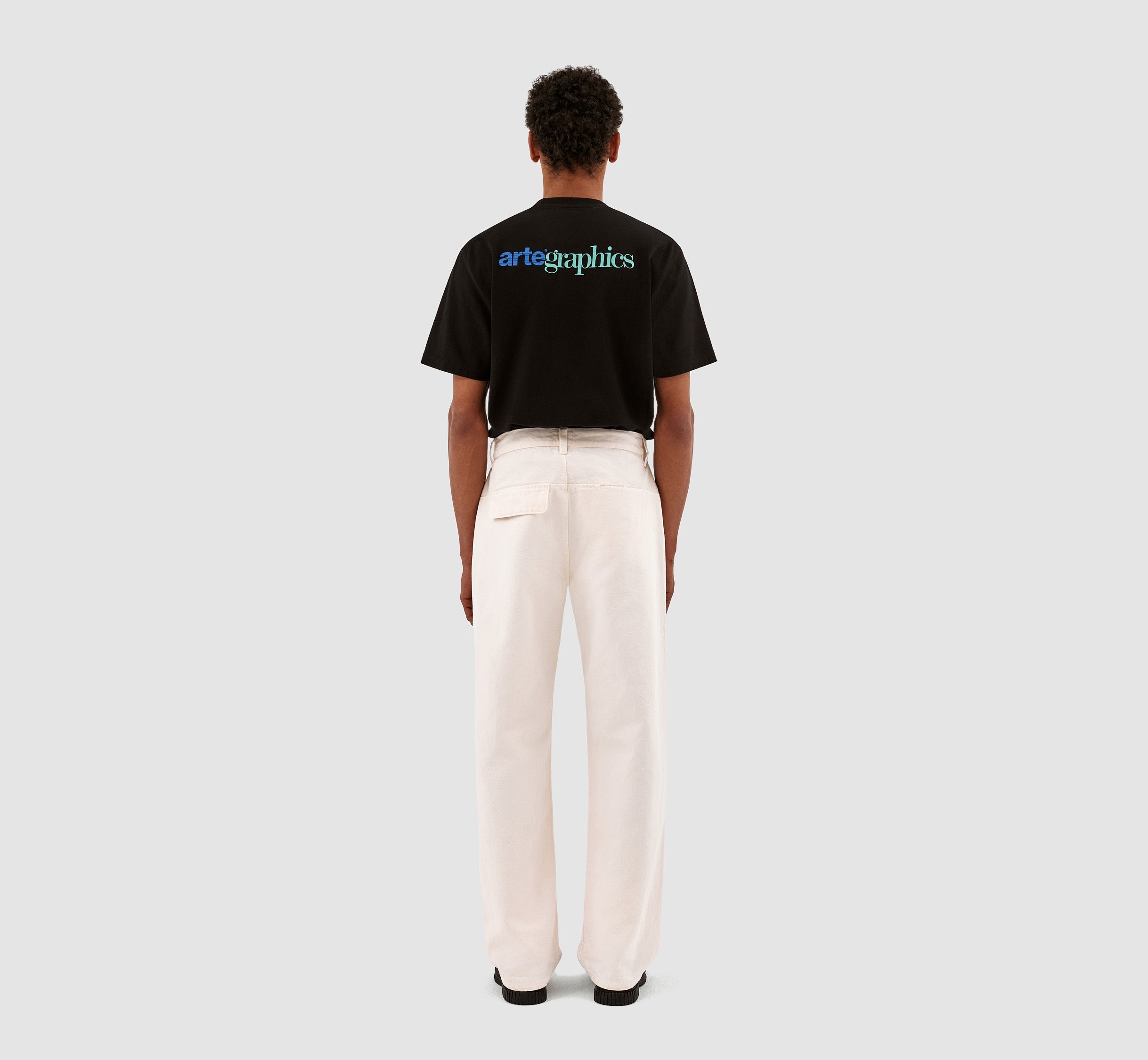 Pantalon Paul en toile - Crème