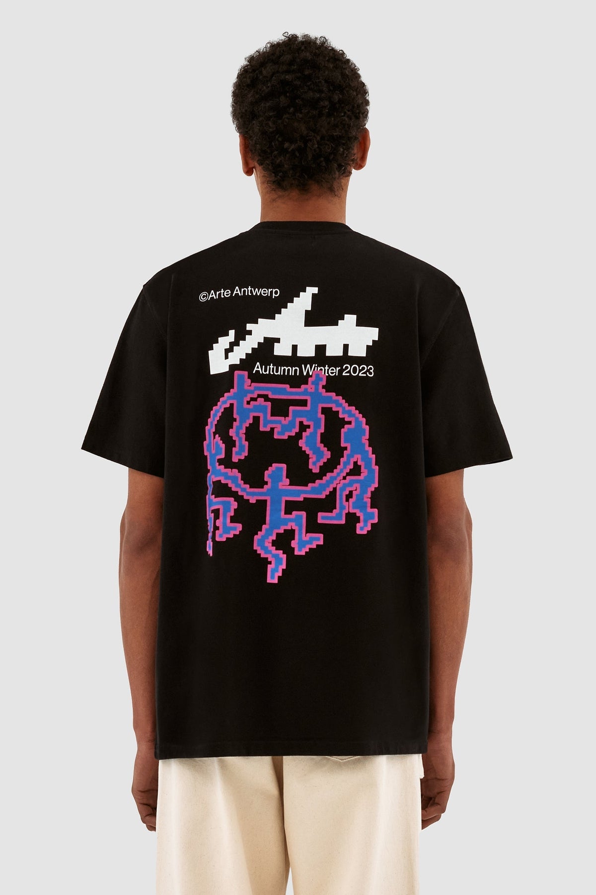 Tommy Back T-shirt Pixel Dancers - Noir