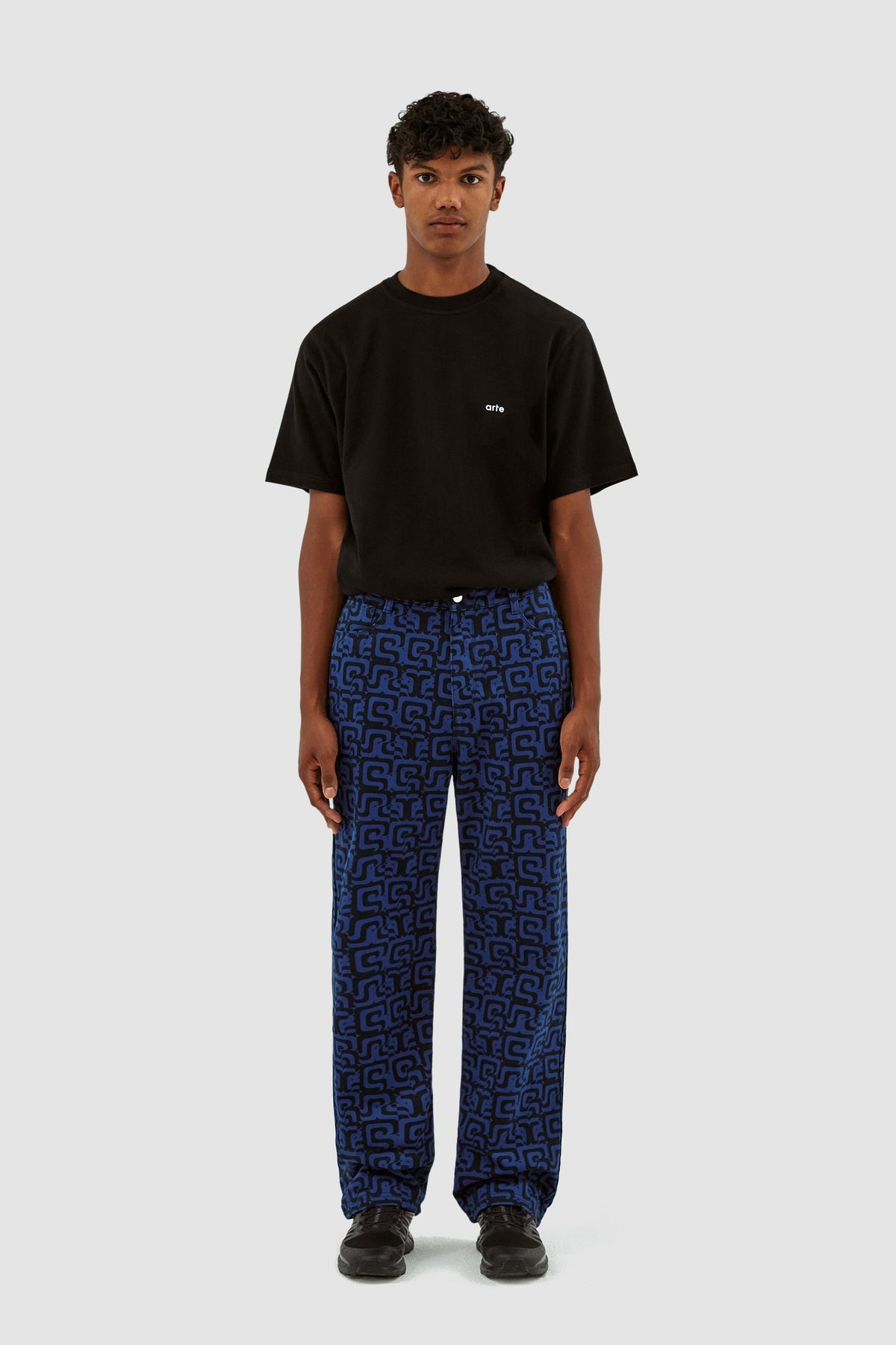 Pantalon Jonas Allover - Marine/Bleu