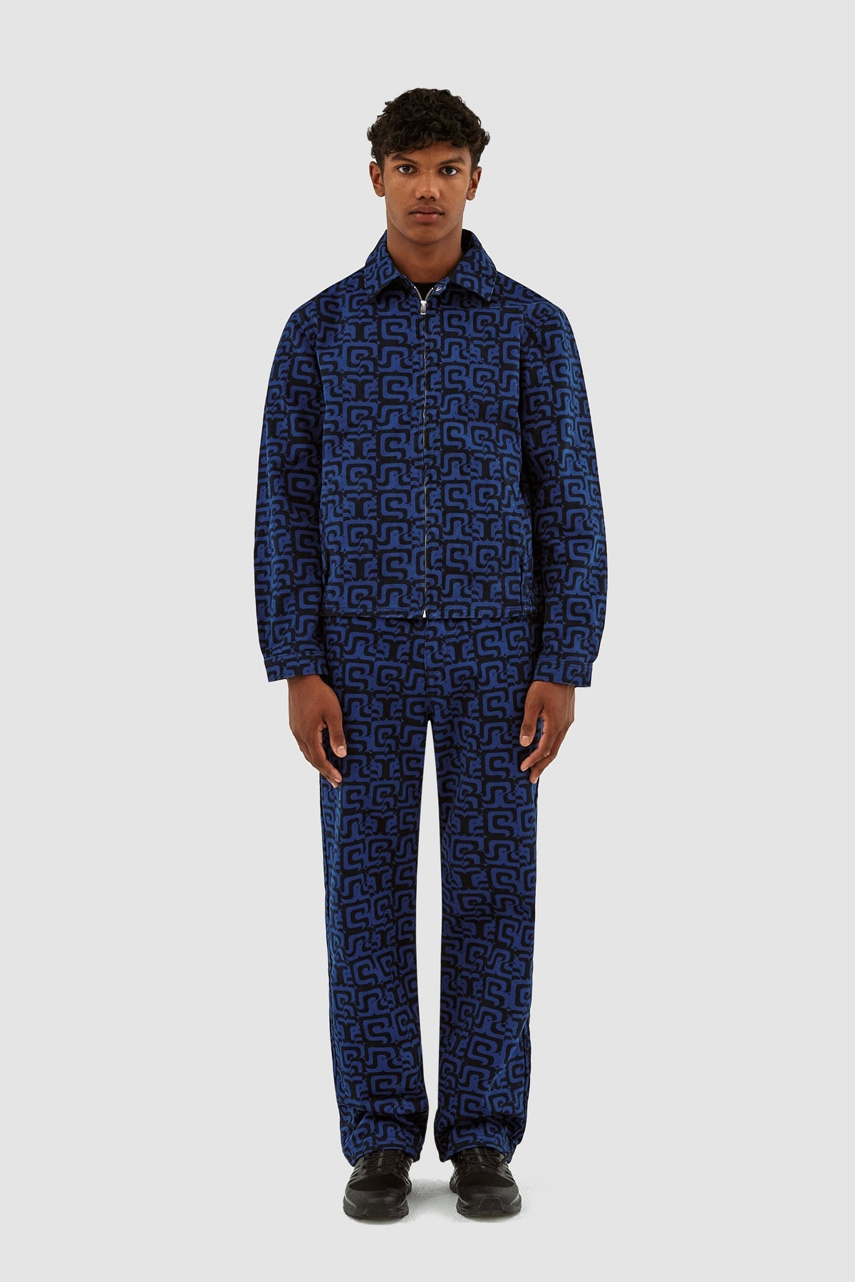 Veste Jones Allover - Marine/Bleu