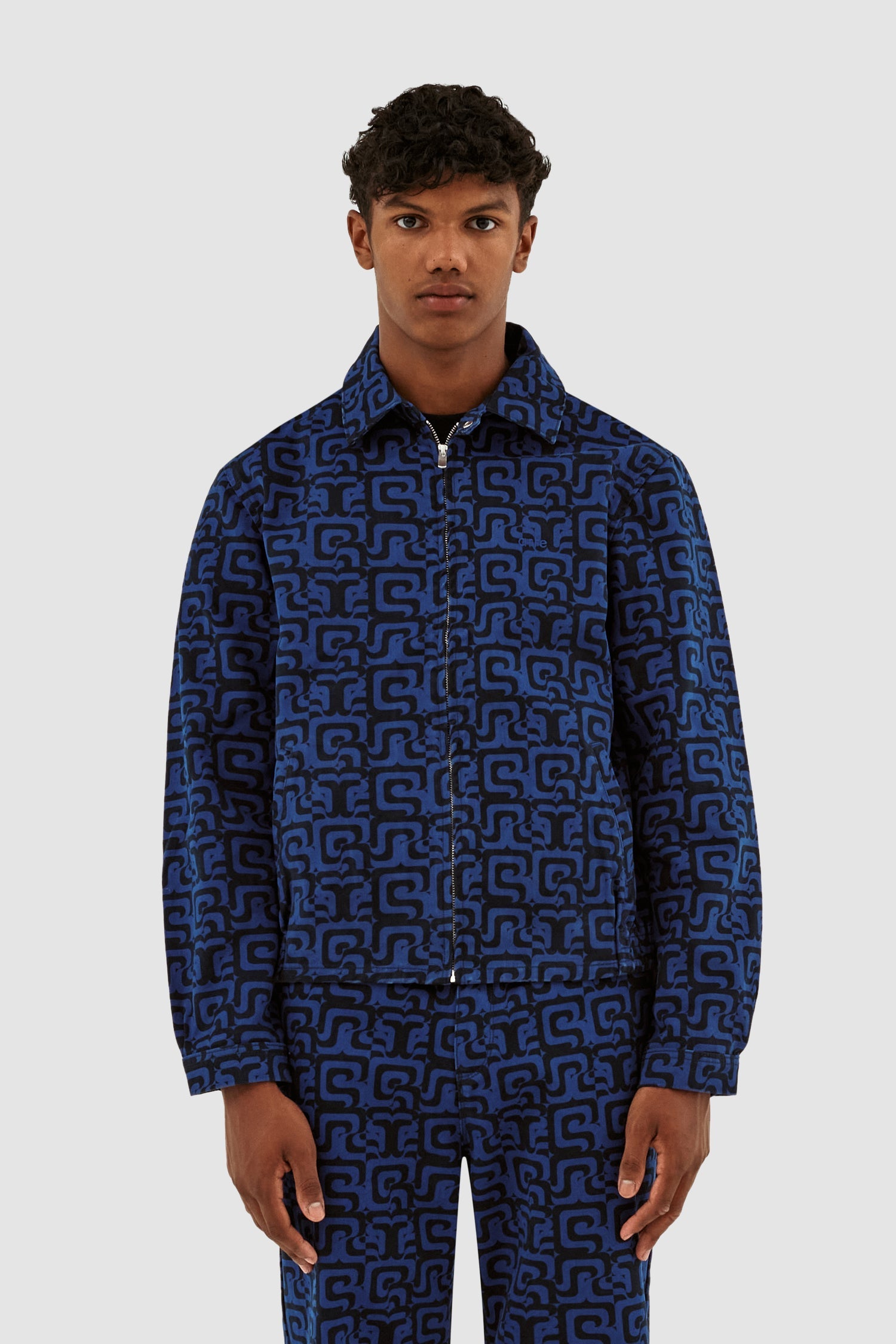 Veste Jones Allover - Marine/Bleu