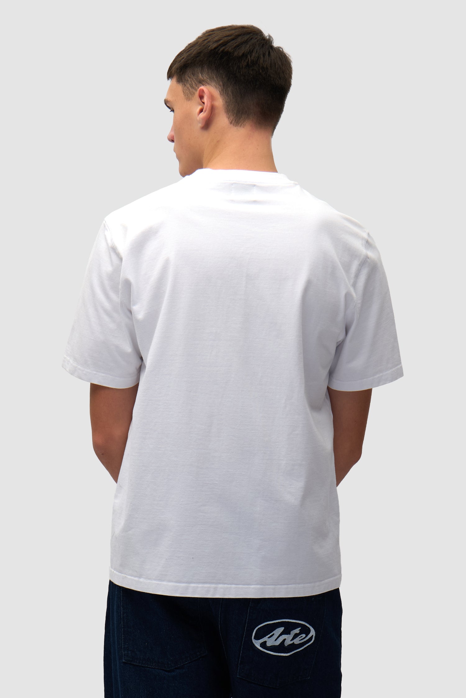 T-shirt avec logo en forme de cœur - blanc