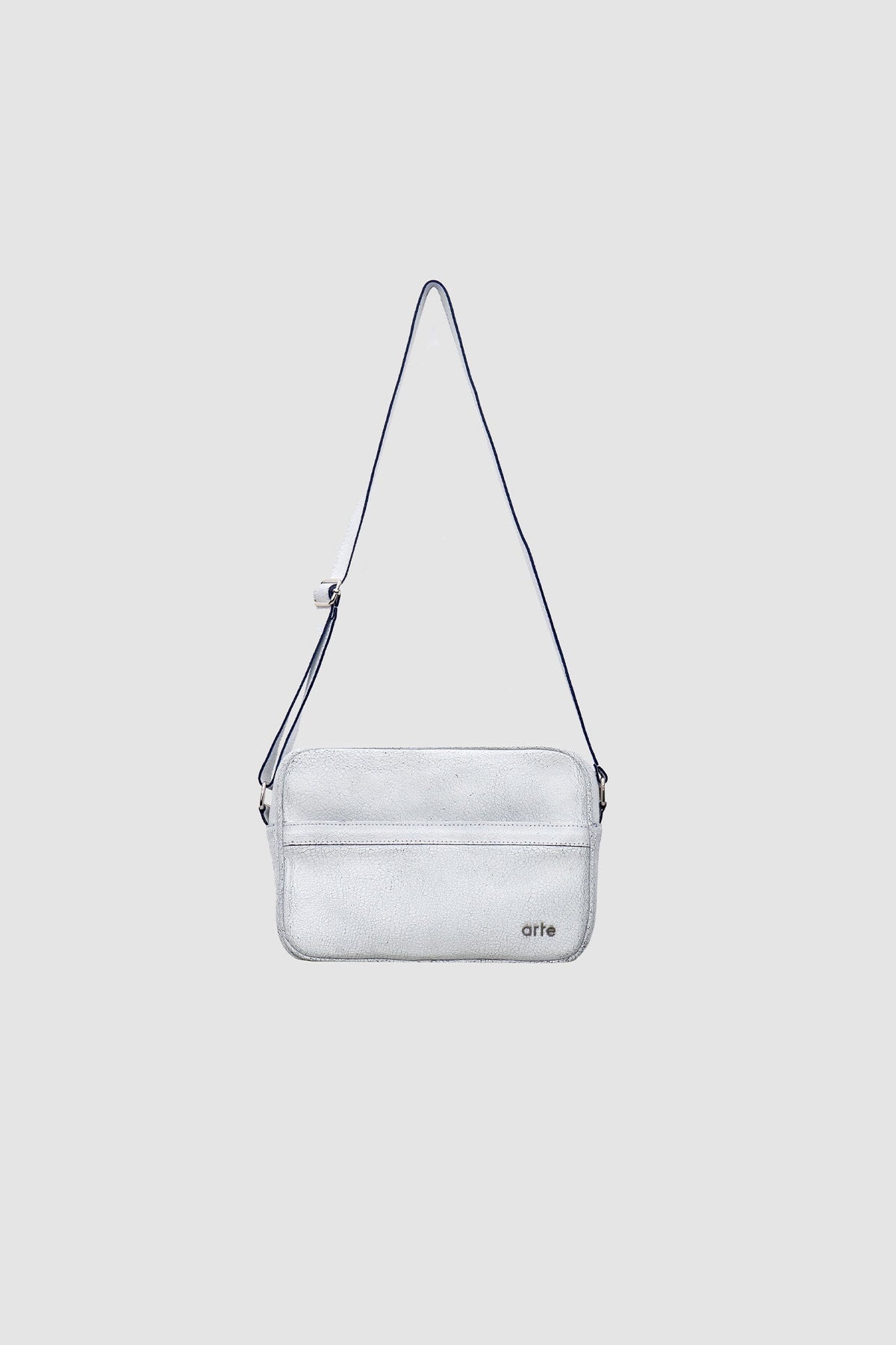 Sac en cuir craquelé - Blanc