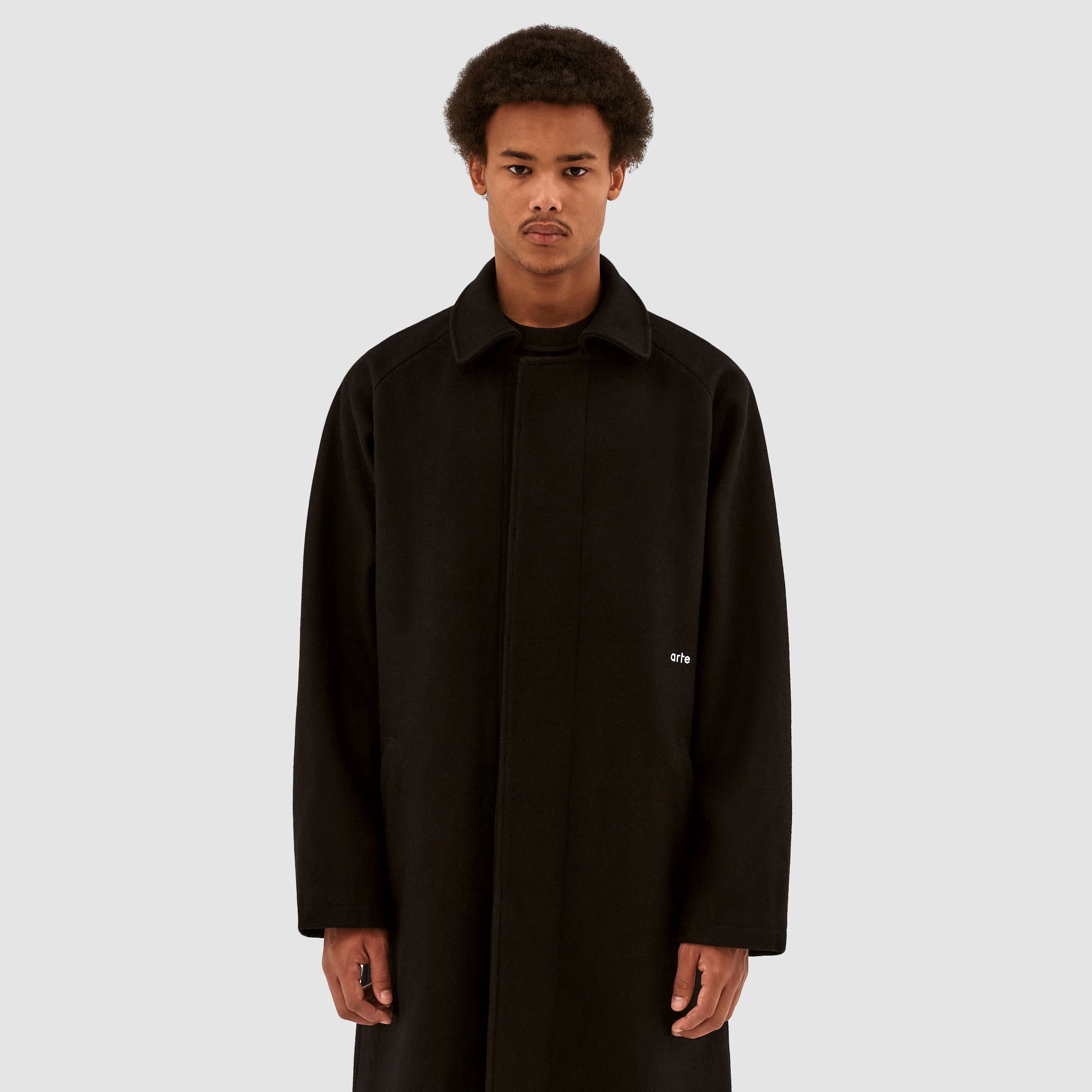 Manteau en laine Jesse - Noir