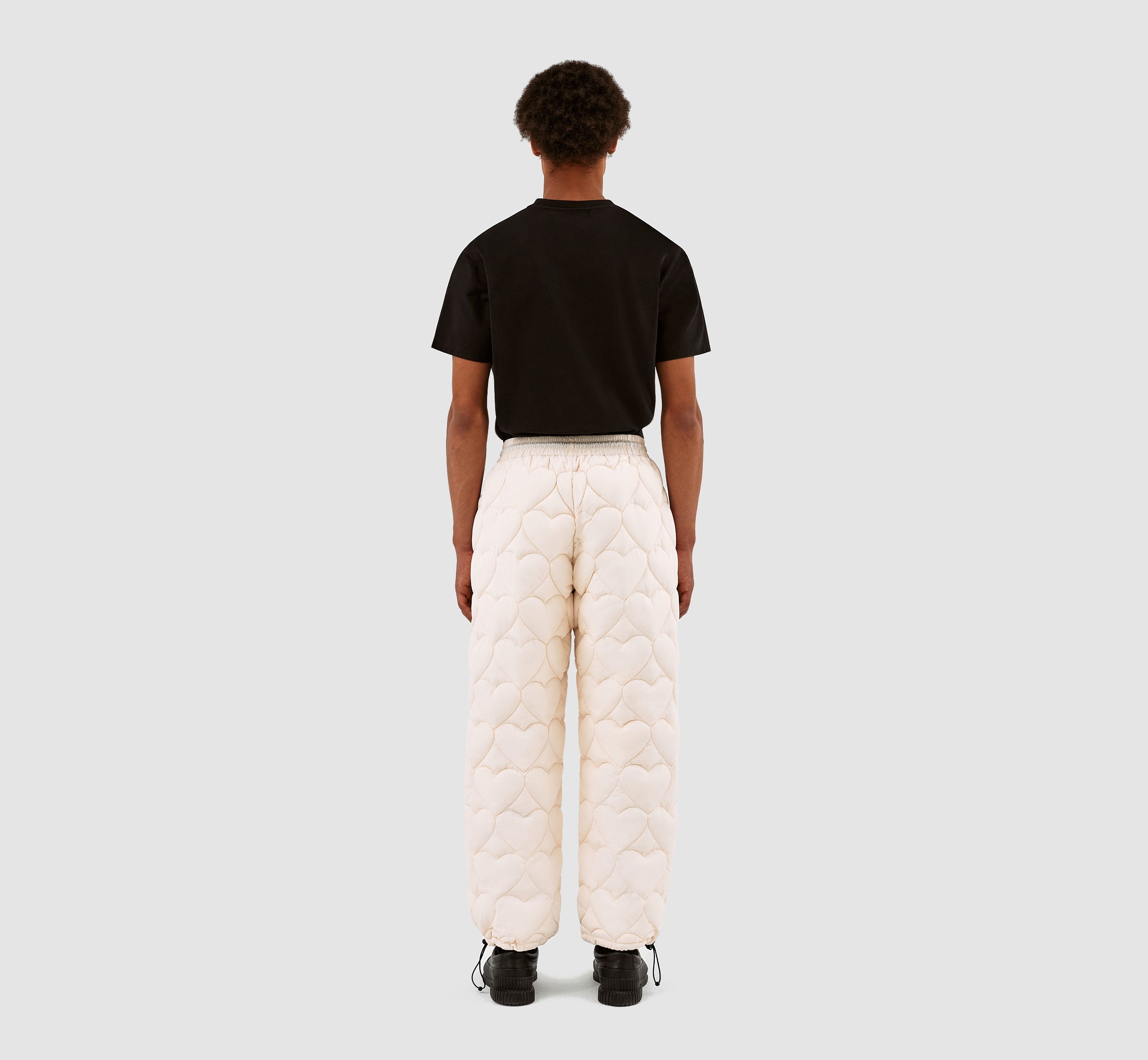Pantalon en molleton Paolo Heart - Crème
