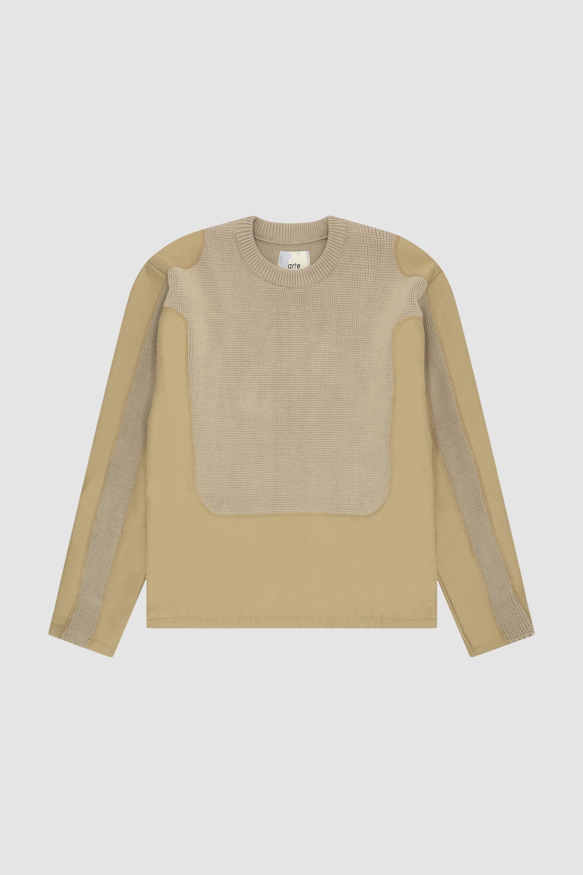Pull Kris contrasté - Crème