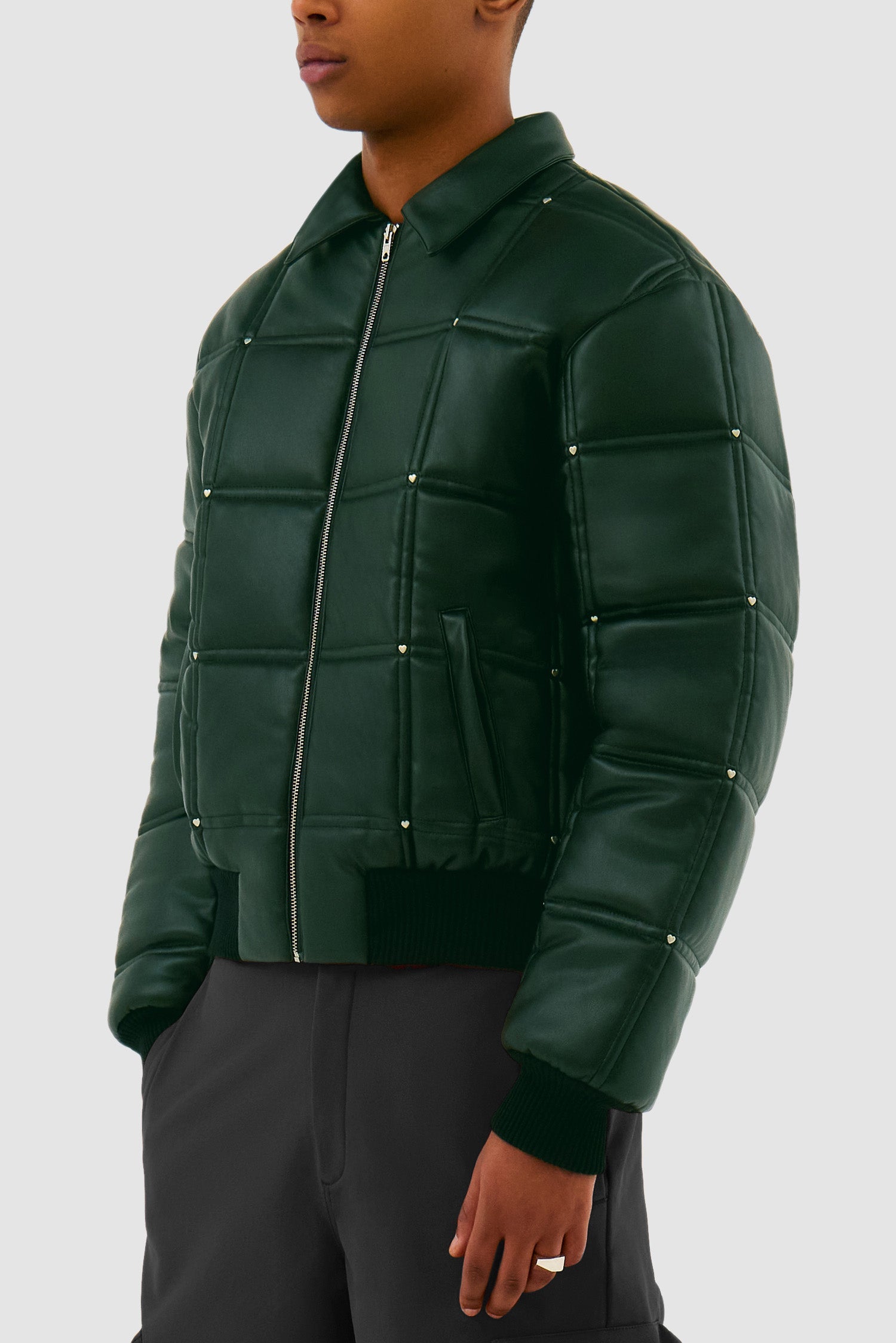Veste Metal Hearts - Vert