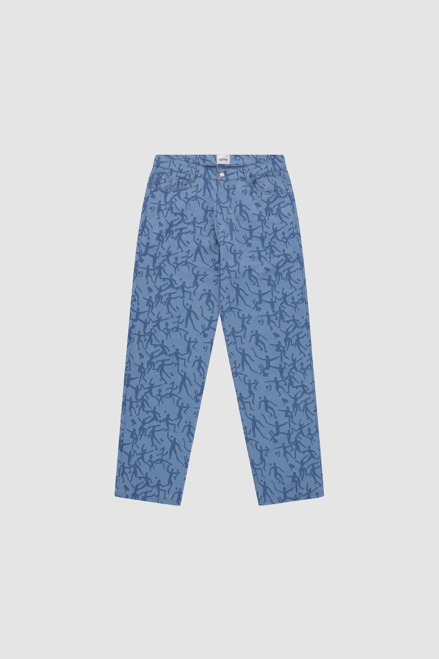 Pantalon James Allover - Bleu