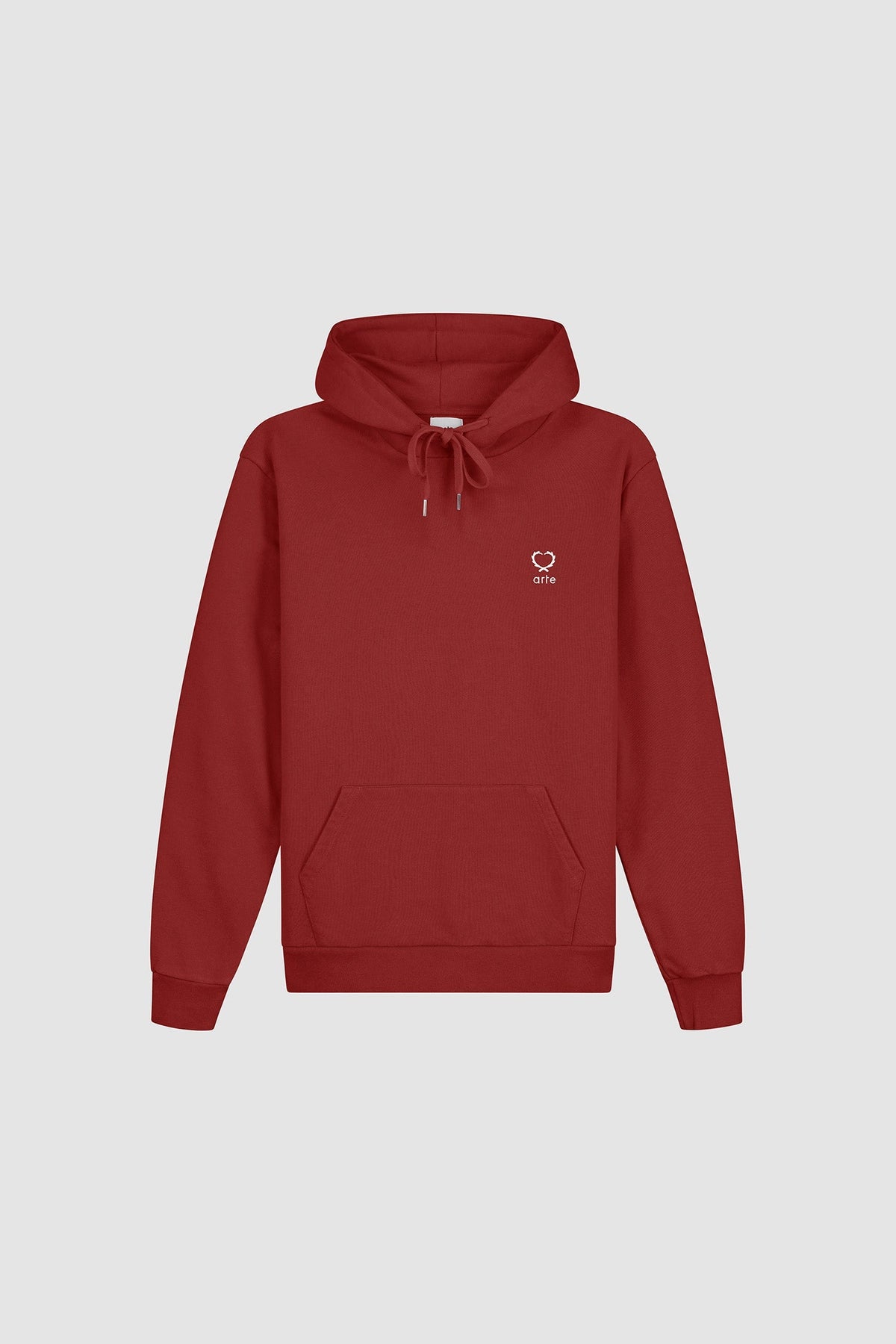 Sweat à capuche Hank Small Heart - Bordeaux