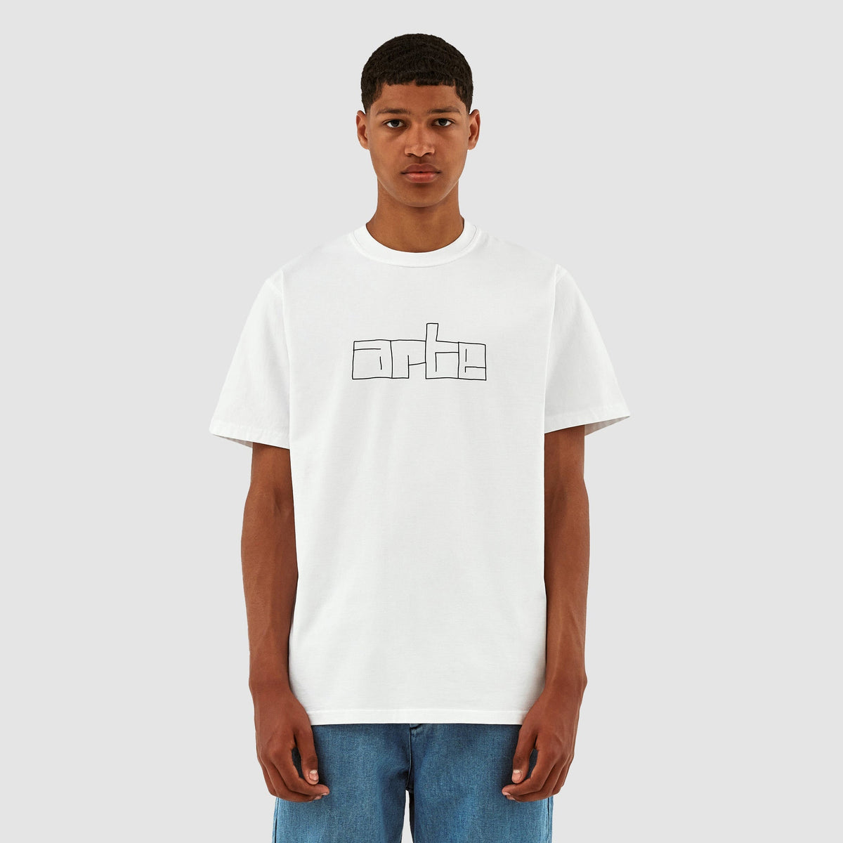 T-shirt avec logo en bloc Turner - Blanc