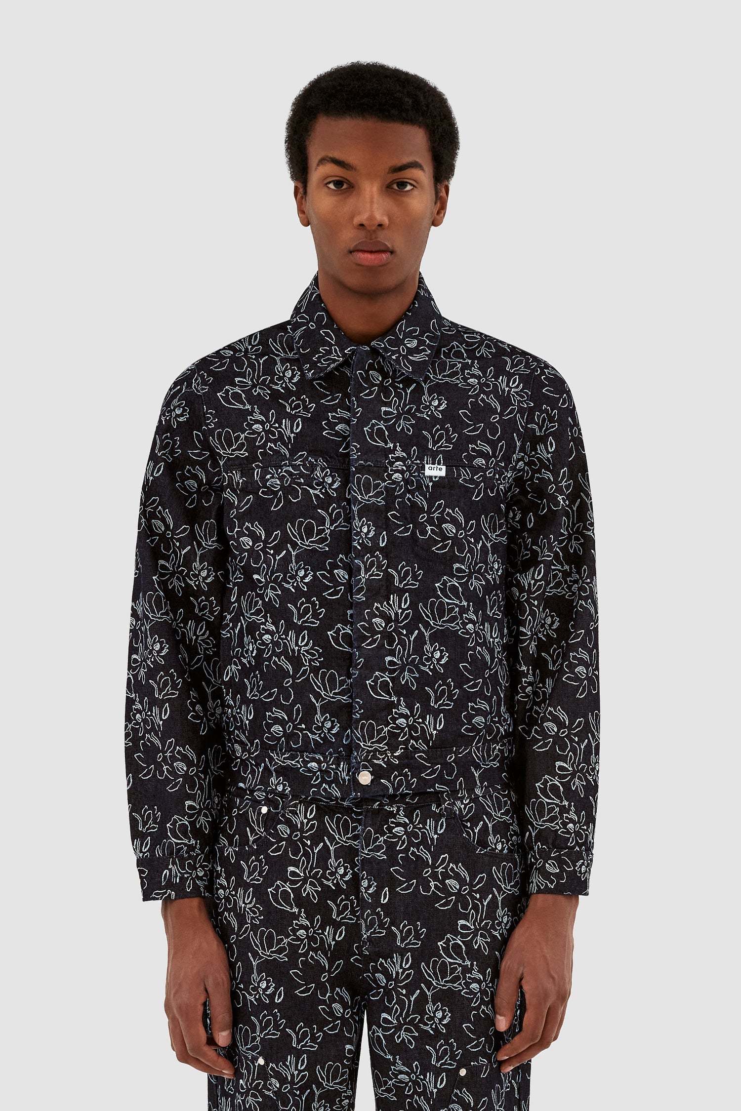 Veste Jones Flowers - Marine