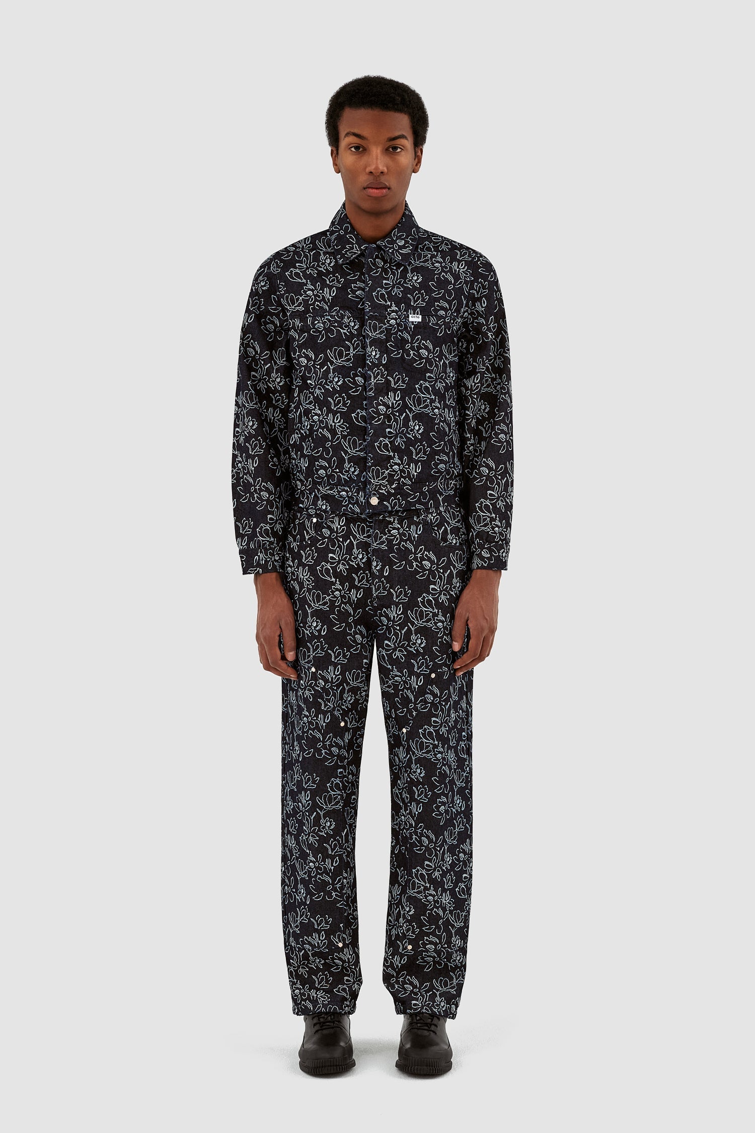 Veste Jones Flowers - Marine