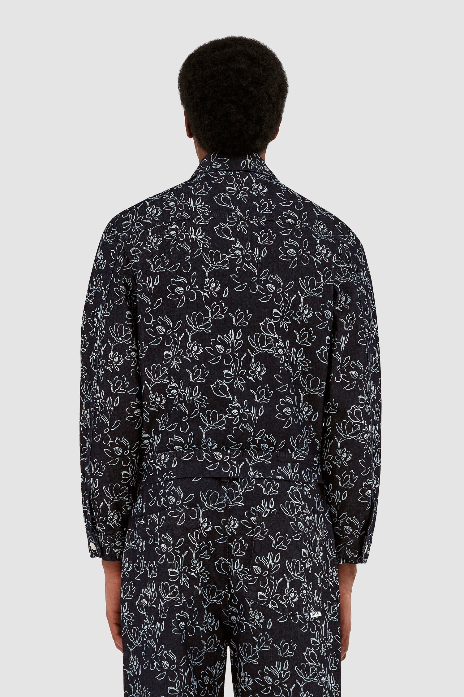 Veste Jones Flowers - Marine