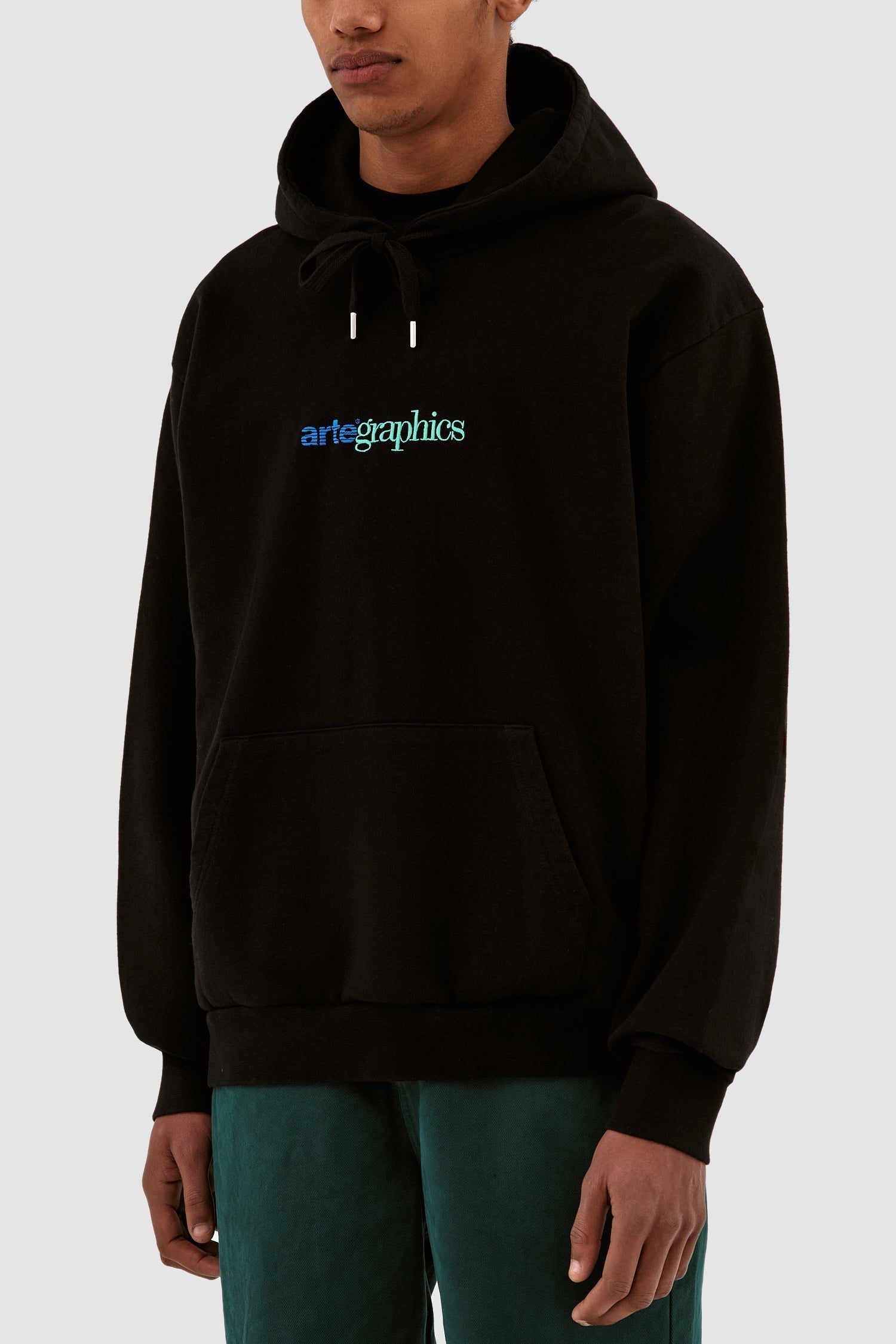 Sweat à capuche graphique Harmon - Noir