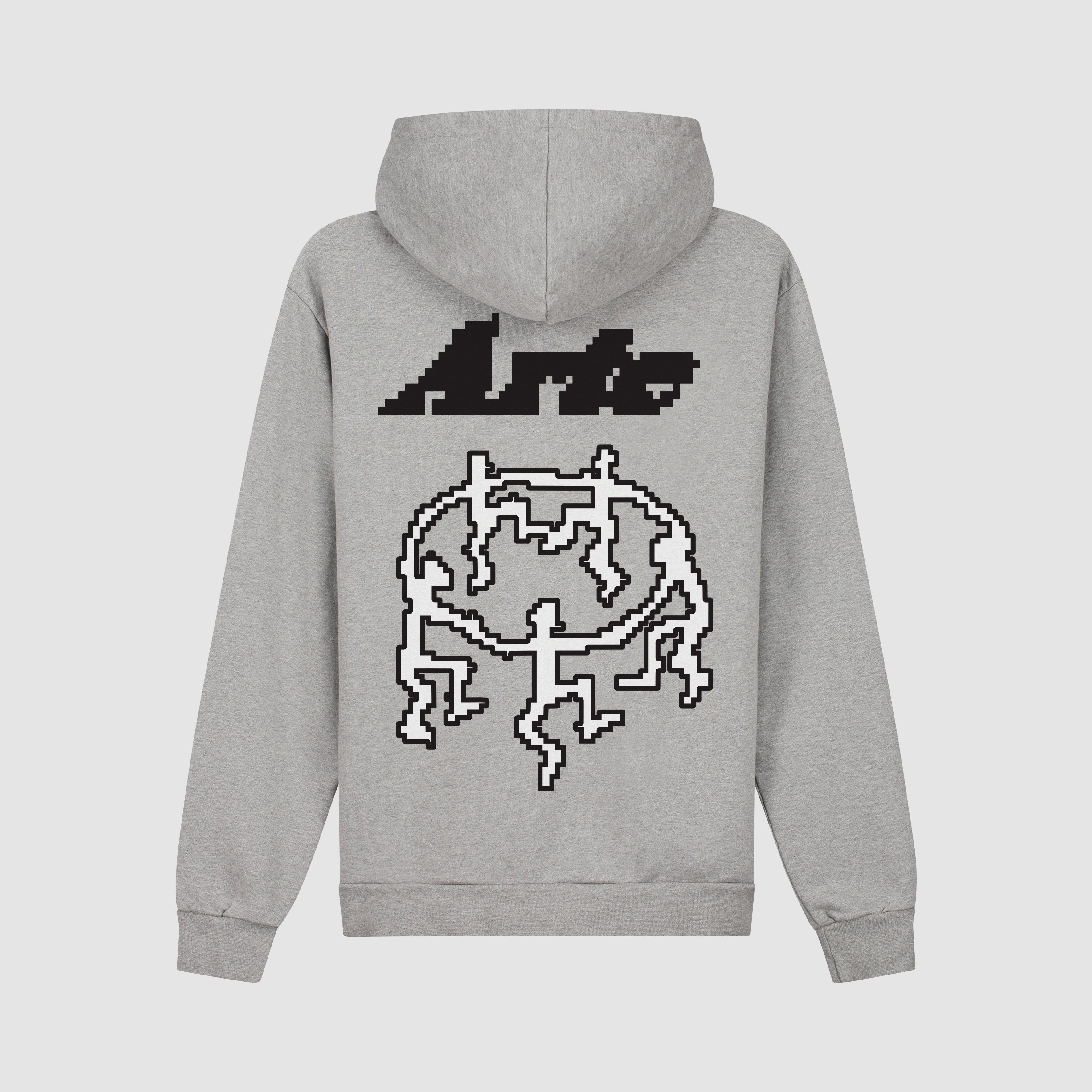Sweat à capuche Harmon Back Pixel Dancers - Gris