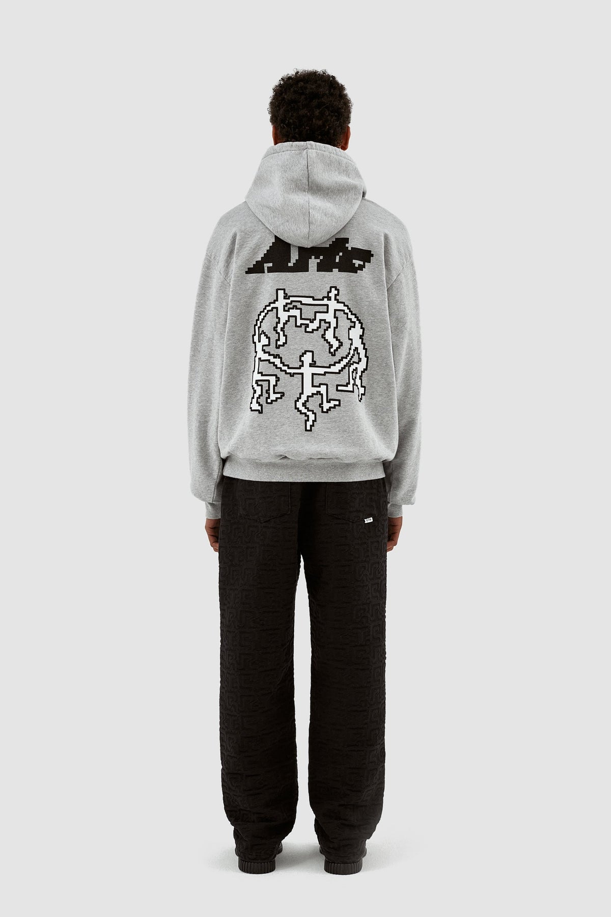 Sweat à capuche Harmon Back Pixel Dancers - Gris