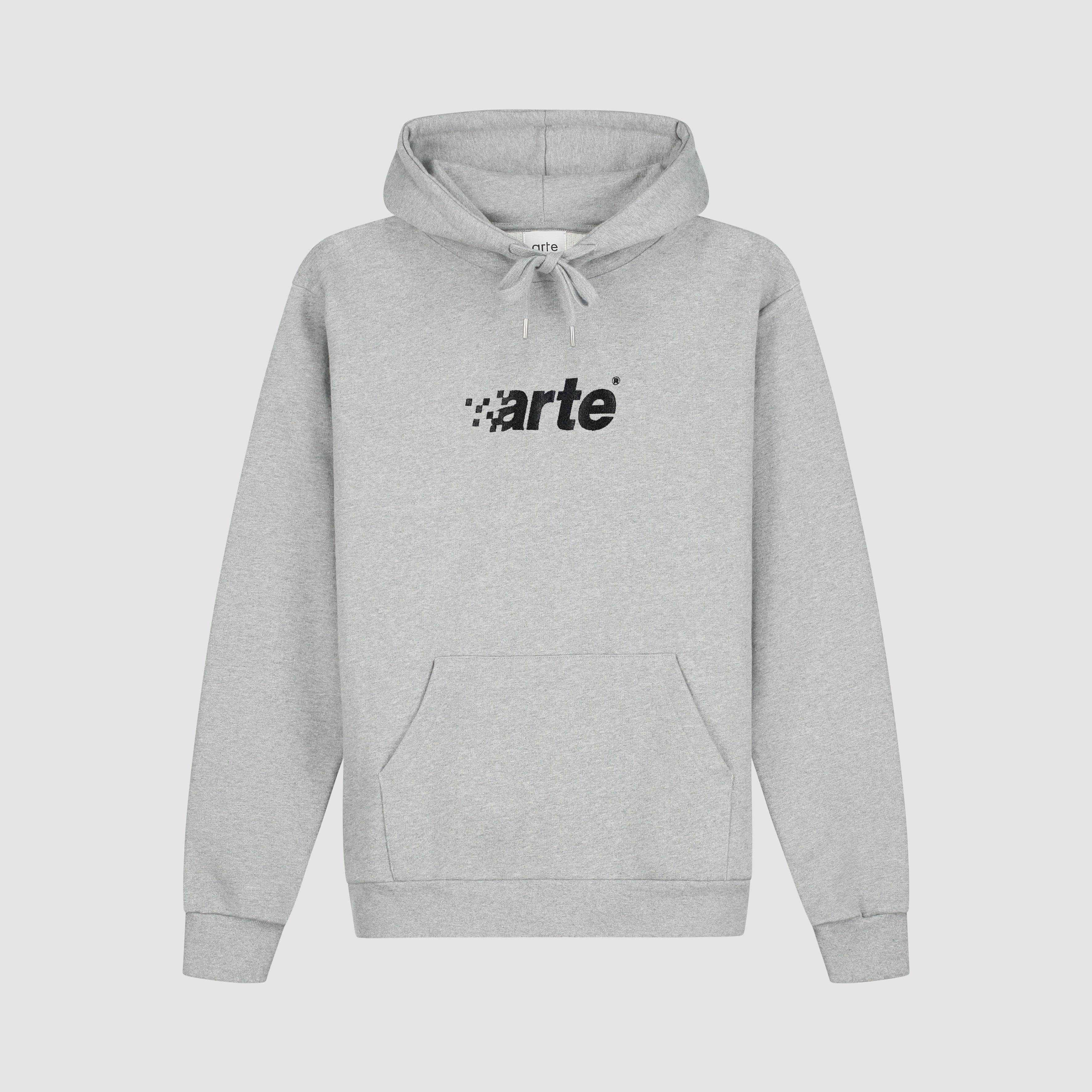 Sweat à capuche Harmon Pixel Logo - Gris