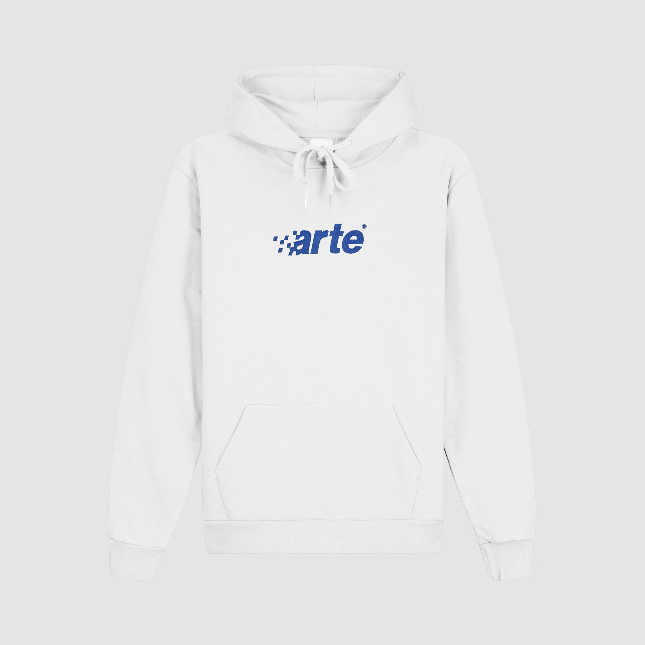 Sweat à capuche Harmon Pixel Logo - Blanc