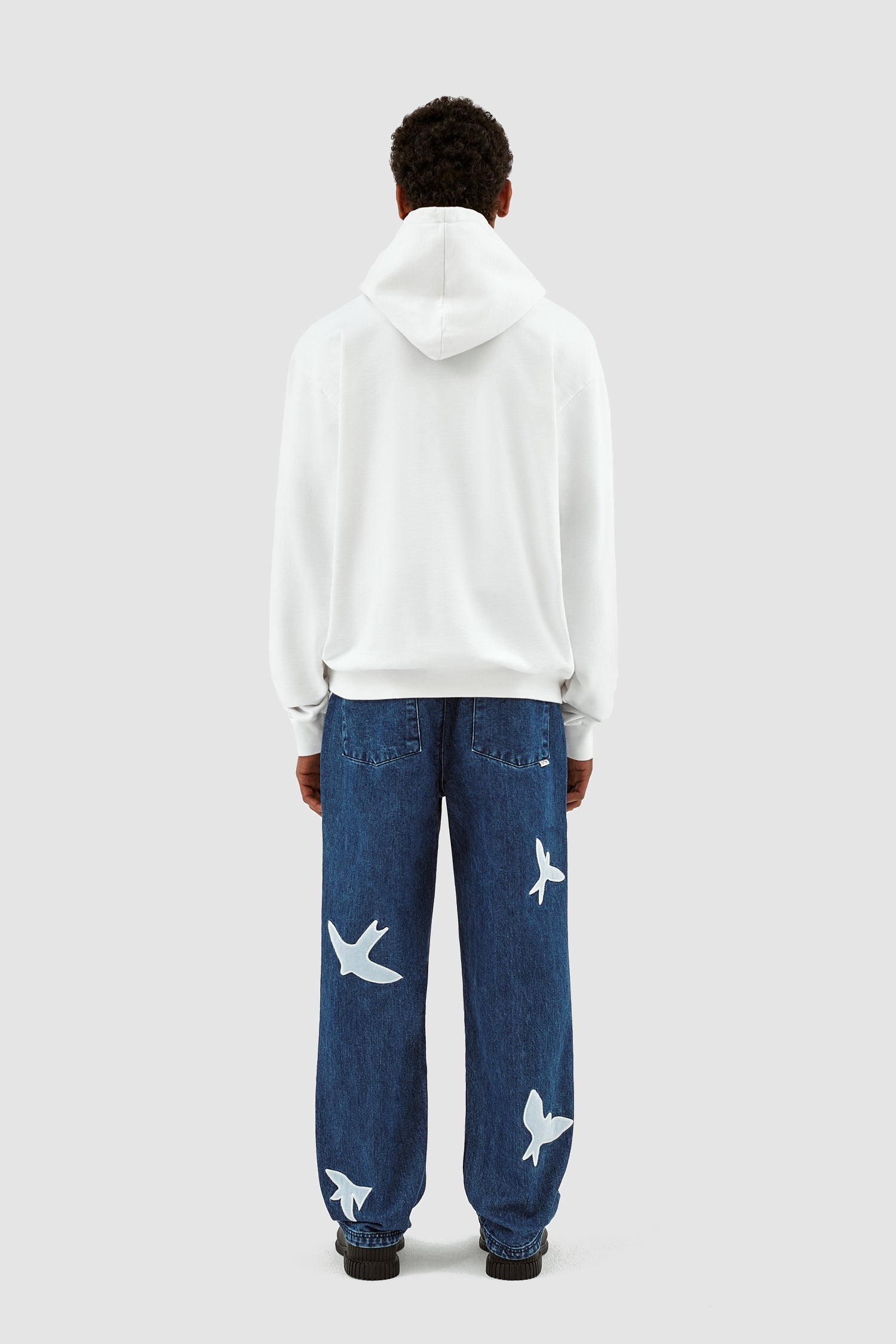 Sweat à capuche Harmon Pixel Logo - Blanc
