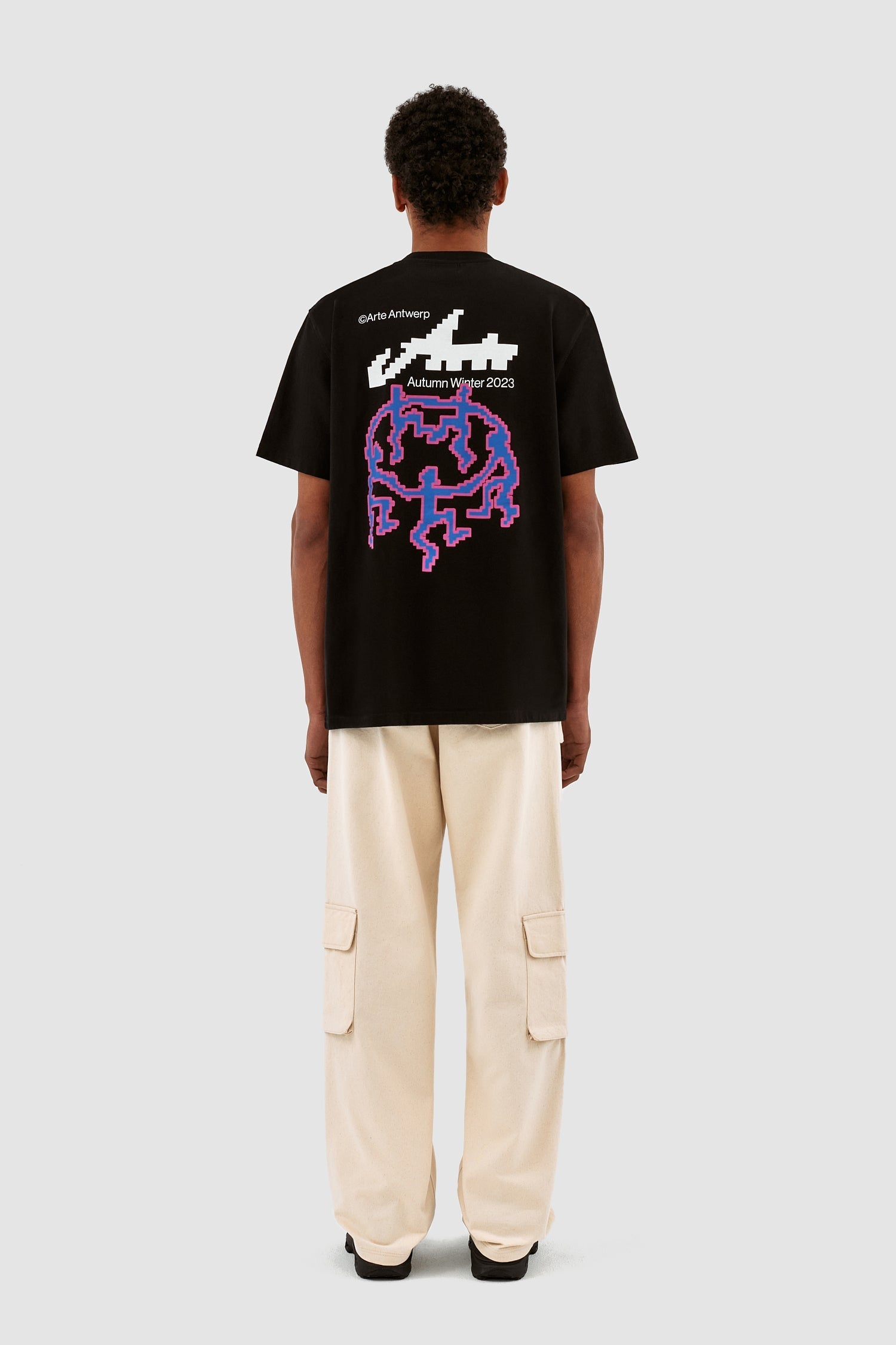 Tommy Back T-shirt Pixel Dancers - Noir