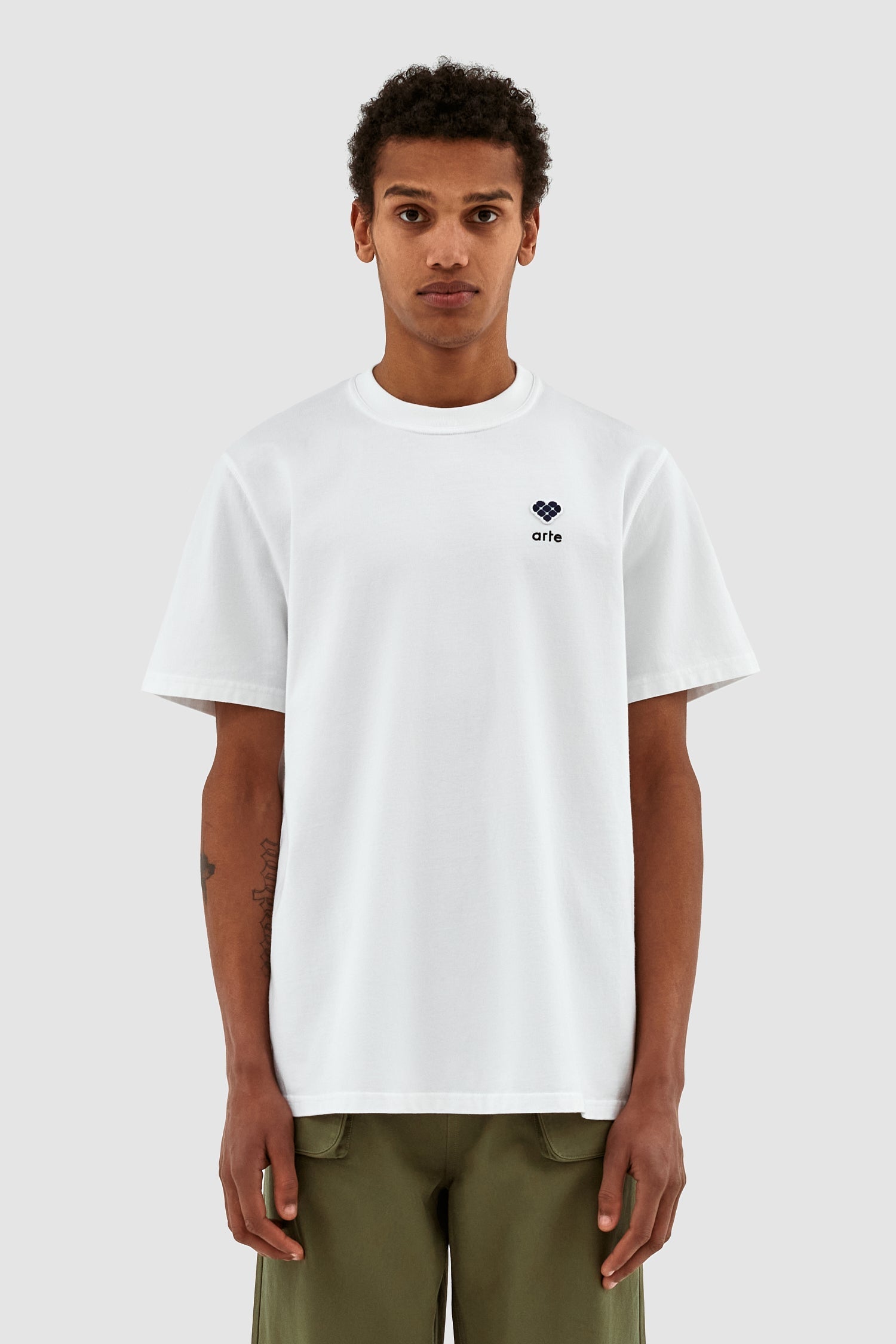 Tommy Heart Patch T-shirt - Blanc