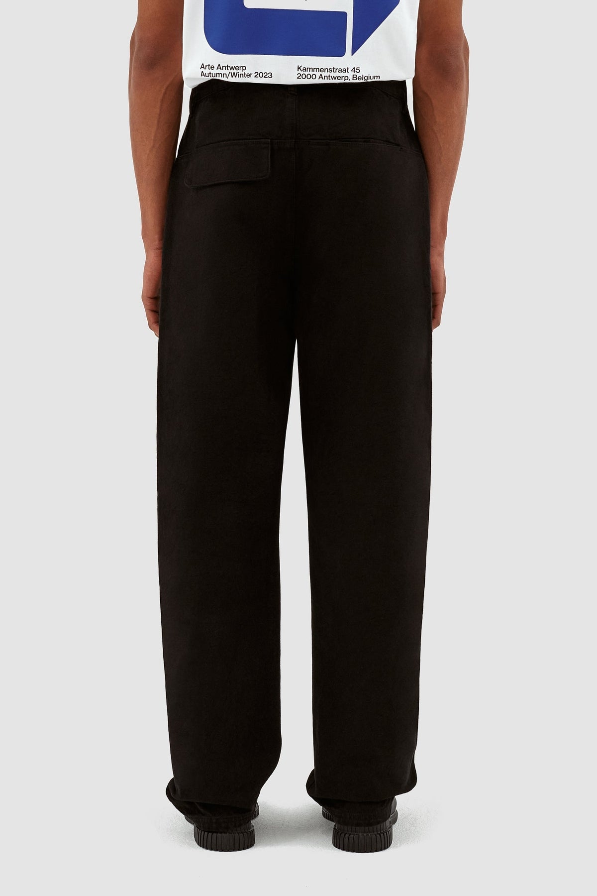 Pantalon Paul en toile - Noir