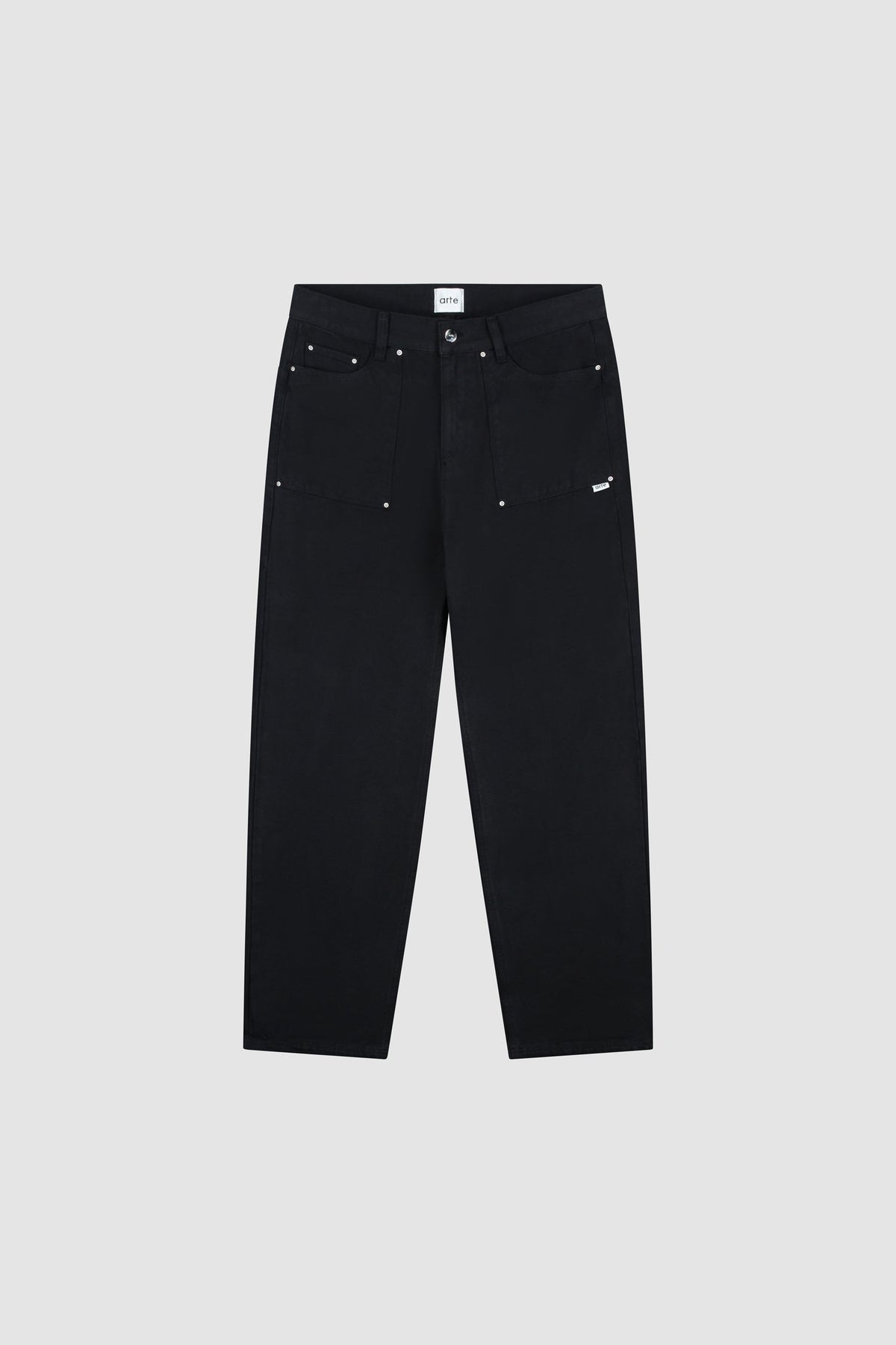 Pantalon Paul en toile - Noir