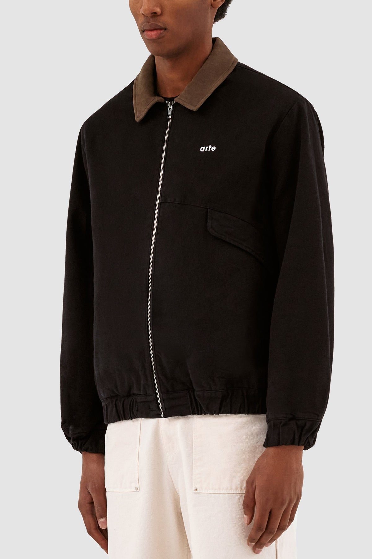 Veste à collier Jacob - Noir