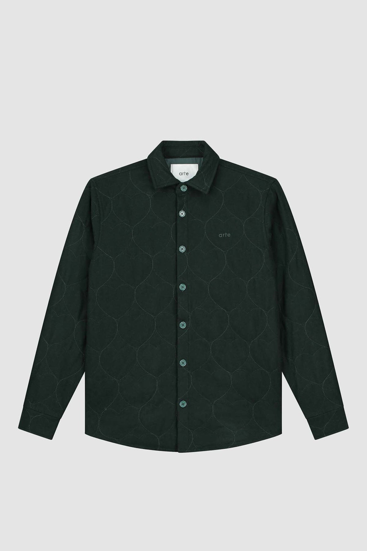 Chemise matelassée Stockton - Vert foncé