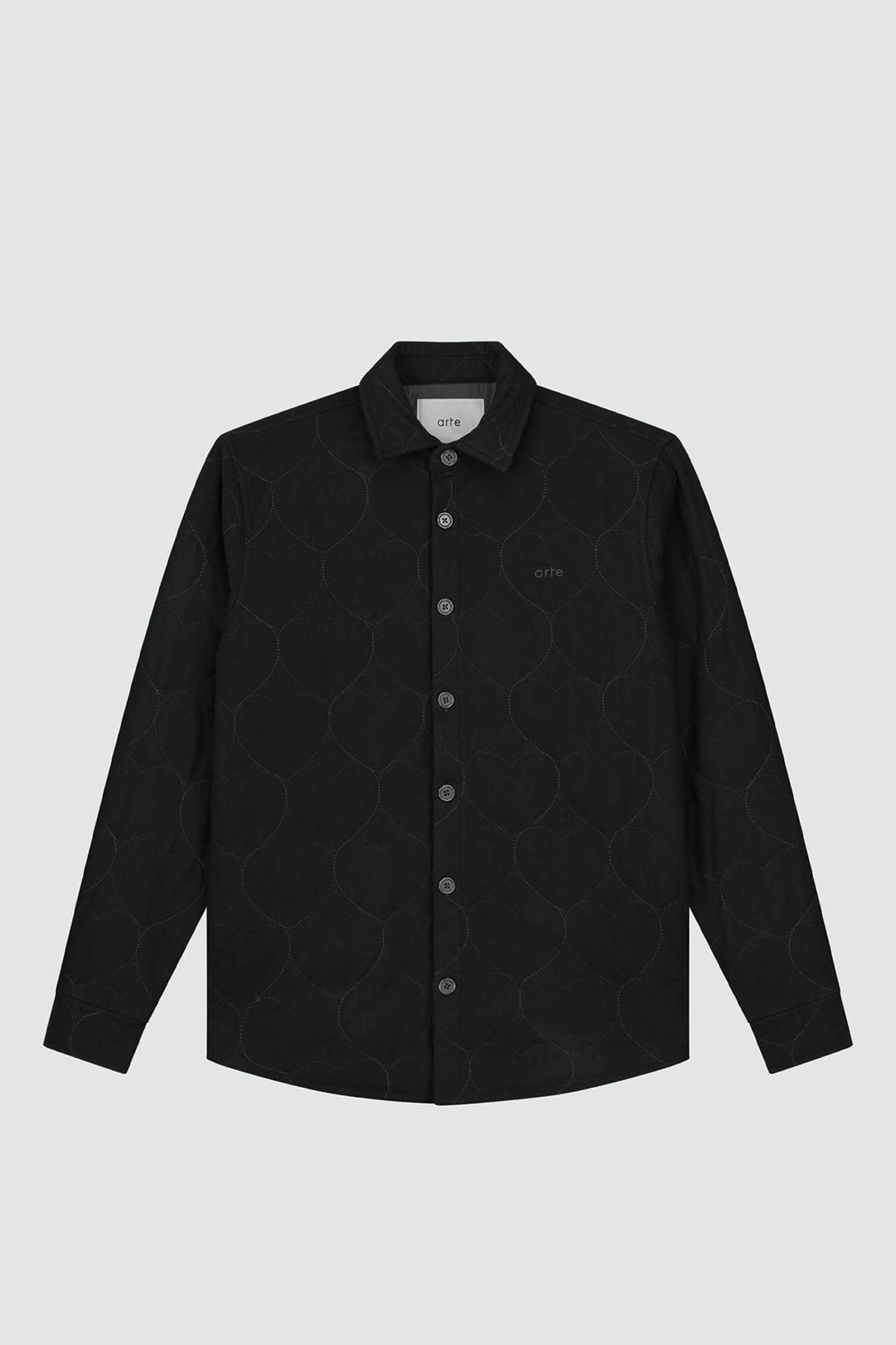 Chemise matelassée Stockton - Noir