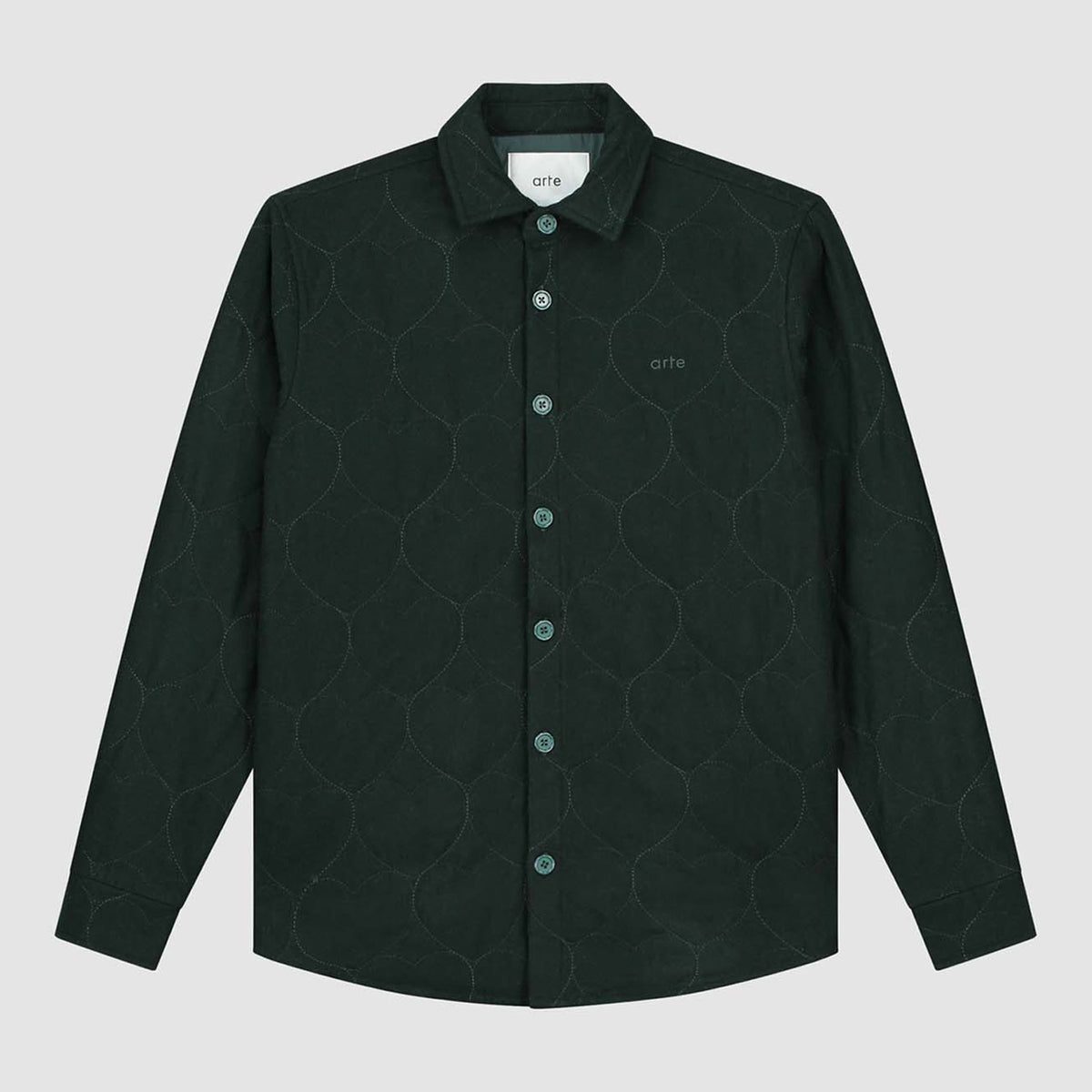 Chemise matelassée Stockton - Vert foncé