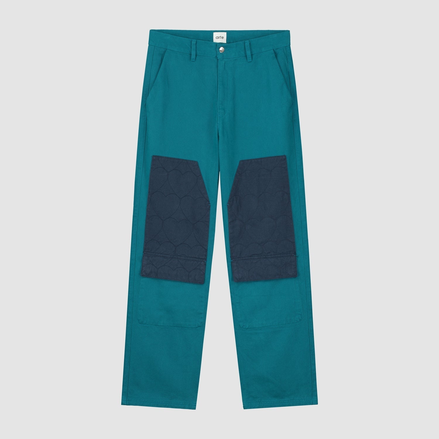 Pantalon rembourré Jules Heart - Bleu pétrole