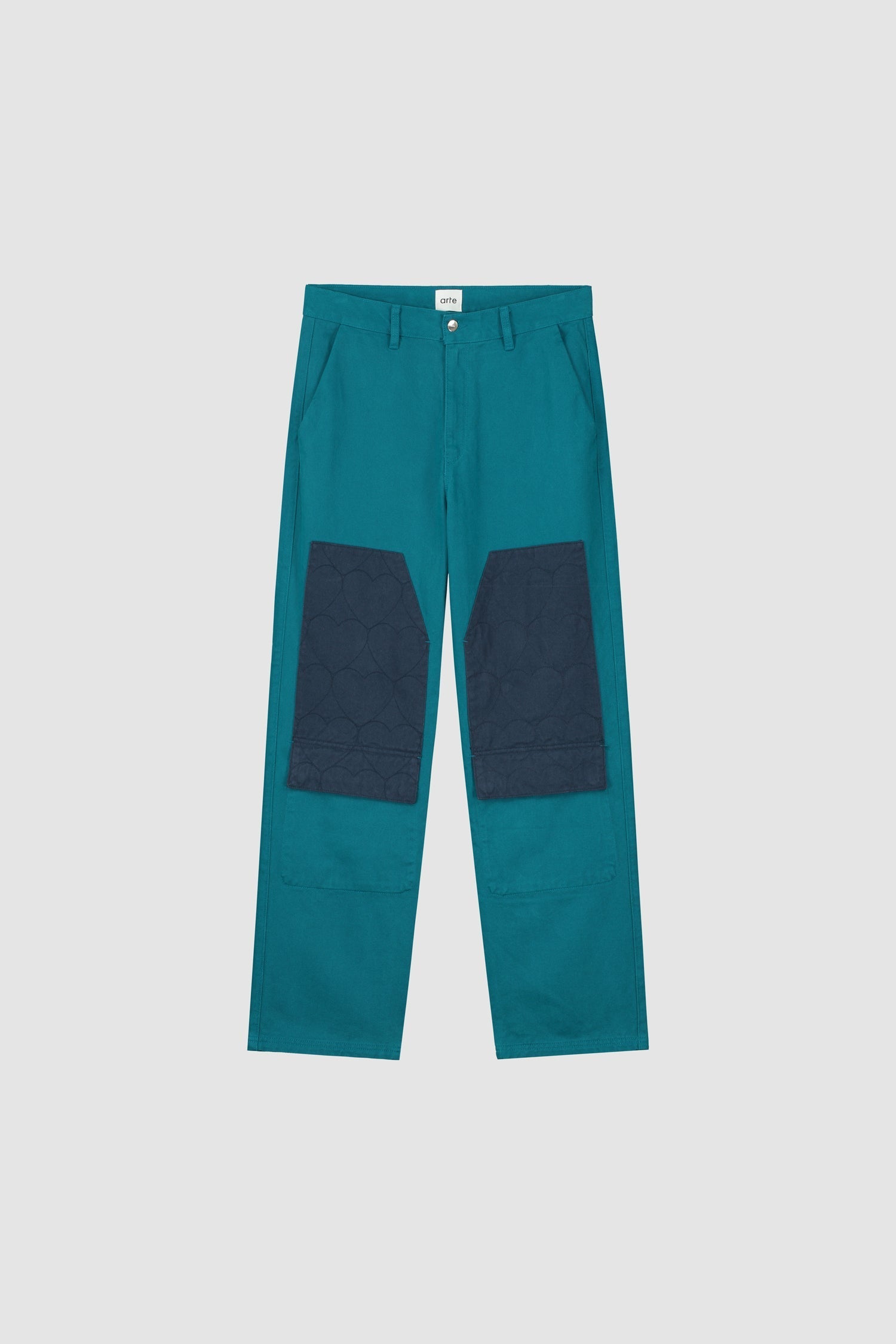 Pantalon rembourré Jules Heart - Bleu pétrole